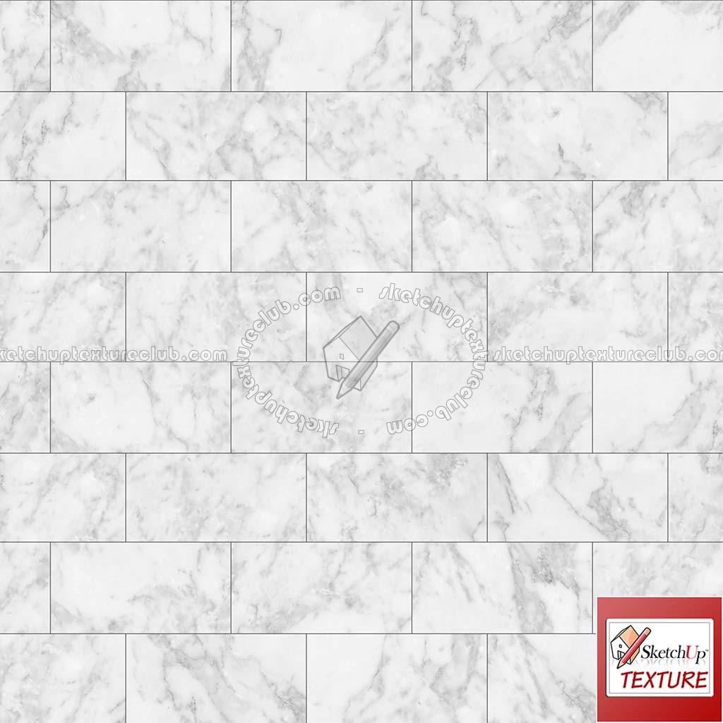 Textures   -   ARCHITECTURE   -   TILES INTERIOR   -   Marble tiles   -   White  - Carrara white marble floor PBR texture seamless 21748
