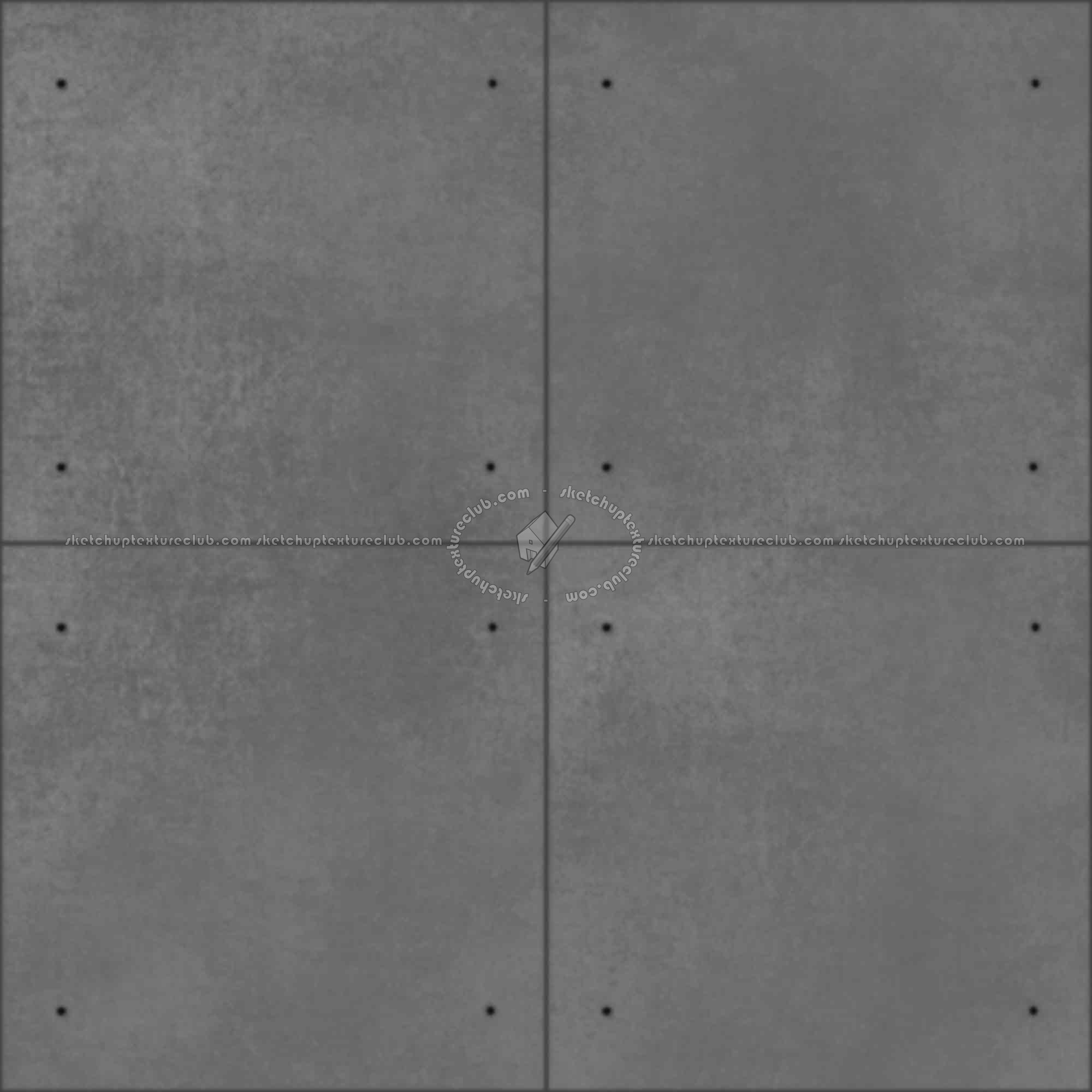 Textures   -   ARCHITECTURE   -   CONCRETE   -   Plates   -   Dirty  - Concrete dirt plates wall texture seamless 01812 - Displacement