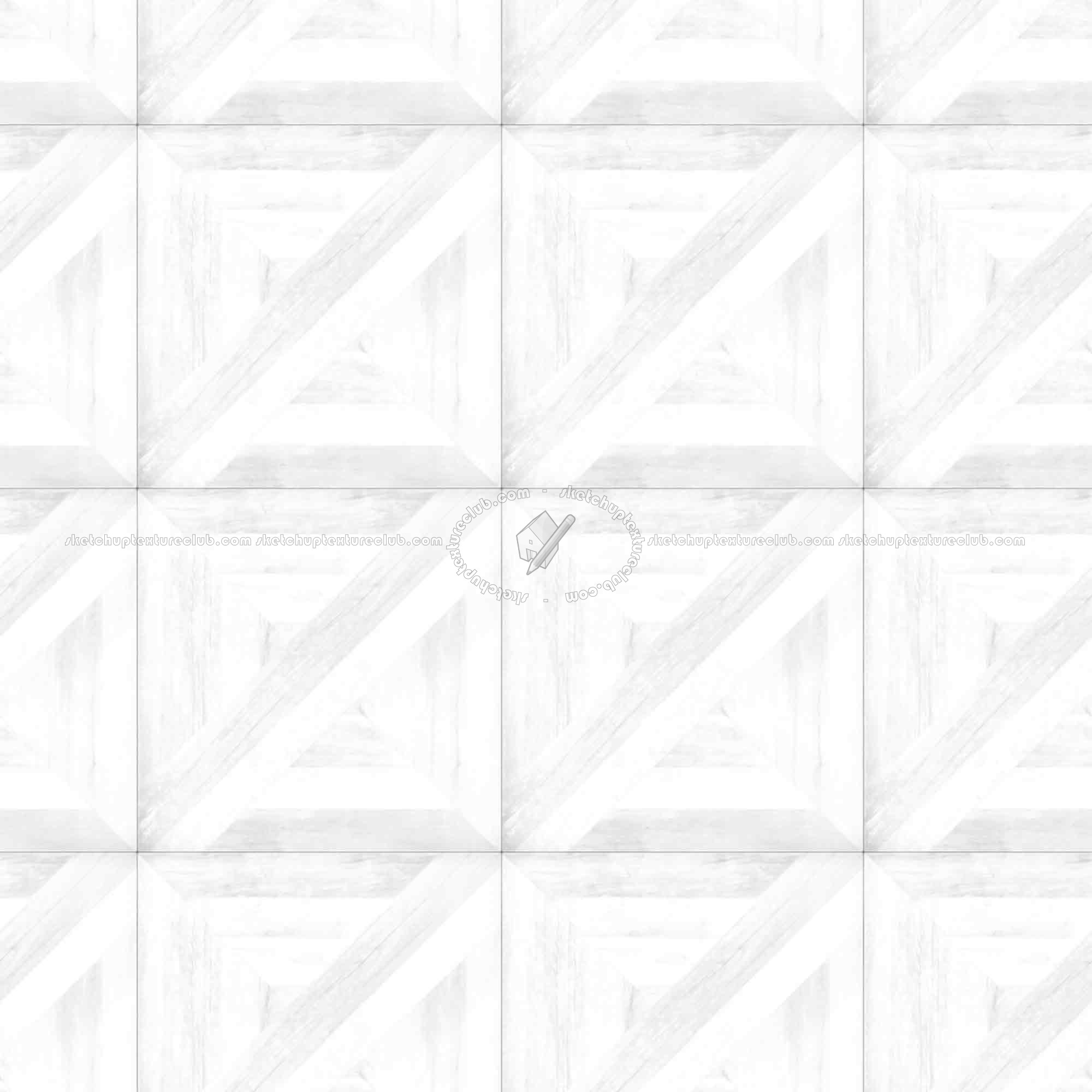 Textures   -   ARCHITECTURE   -   WOOD FLOORS   -   Geometric pattern  - Parquet geometric pattern texture seamless 04818 - Ambient occlusion