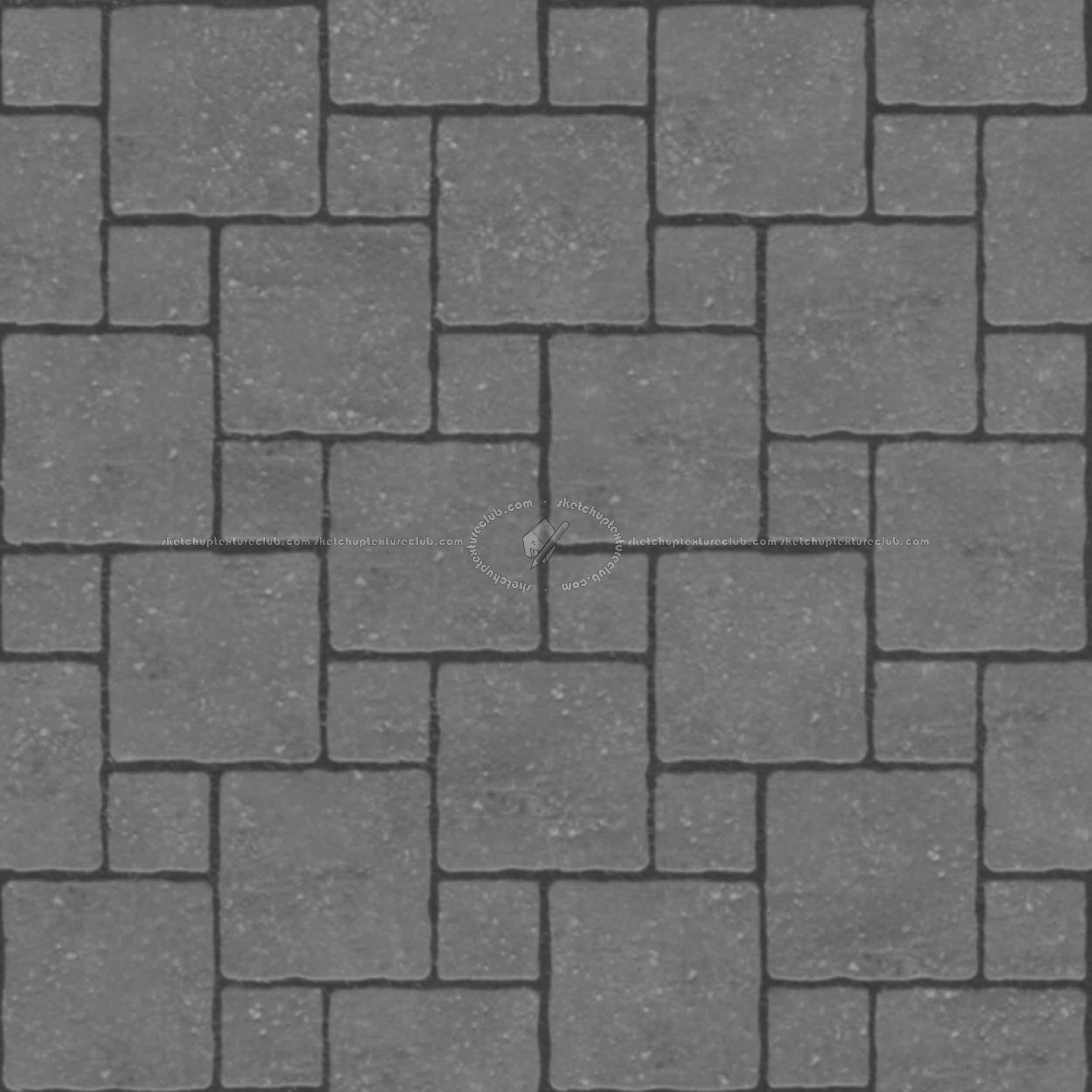 Textures   -   ARCHITECTURE   -   PAVING OUTDOOR   -   Concrete   -   Blocks regular  - Paving outdoor concrete regular block texture seamless 05722 - Displacement