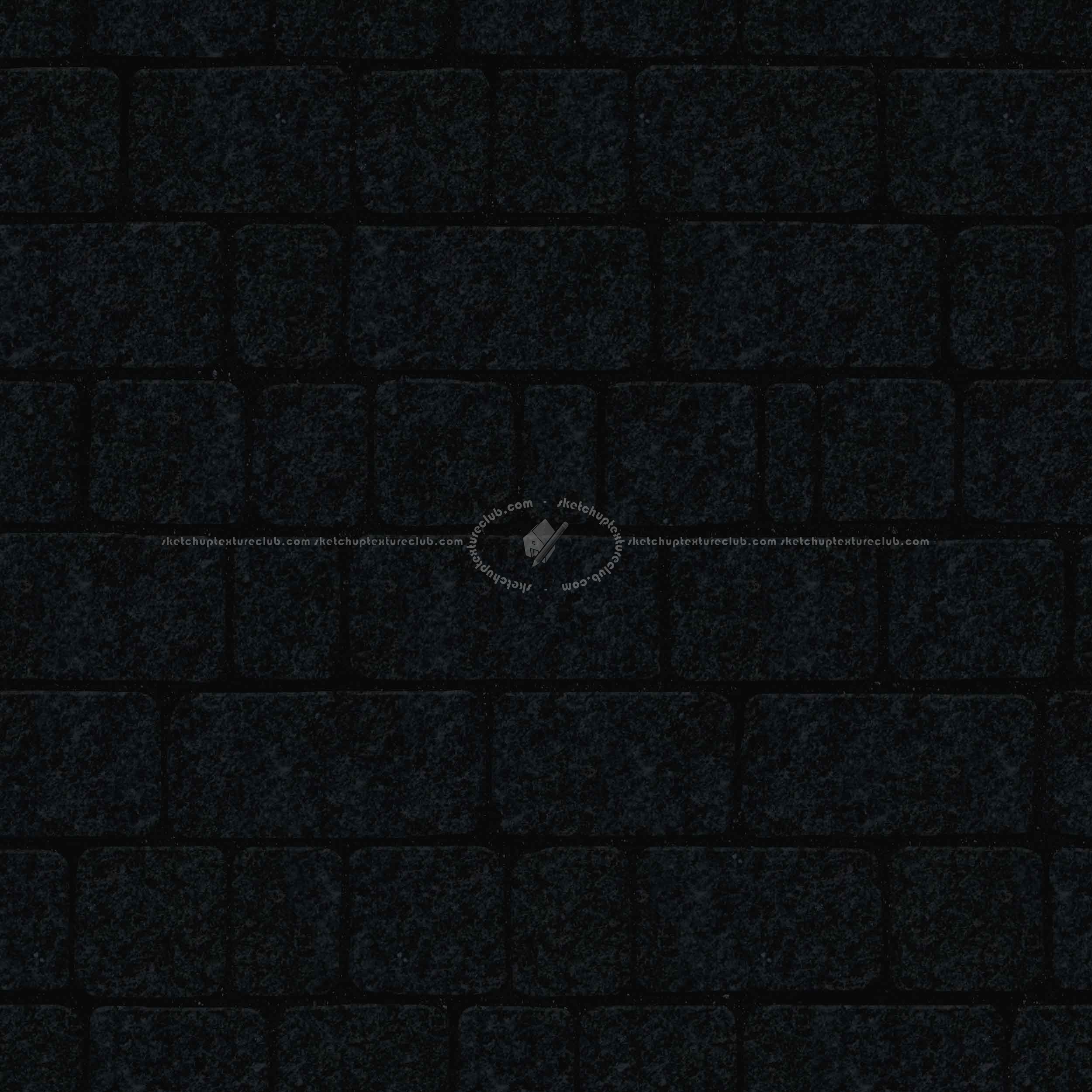 Textures   -   ARCHITECTURE   -   ROADS   -   Paving streets   -   Cobblestone  - Street porfido paving cobblestone texture seamless 07429 - Specular