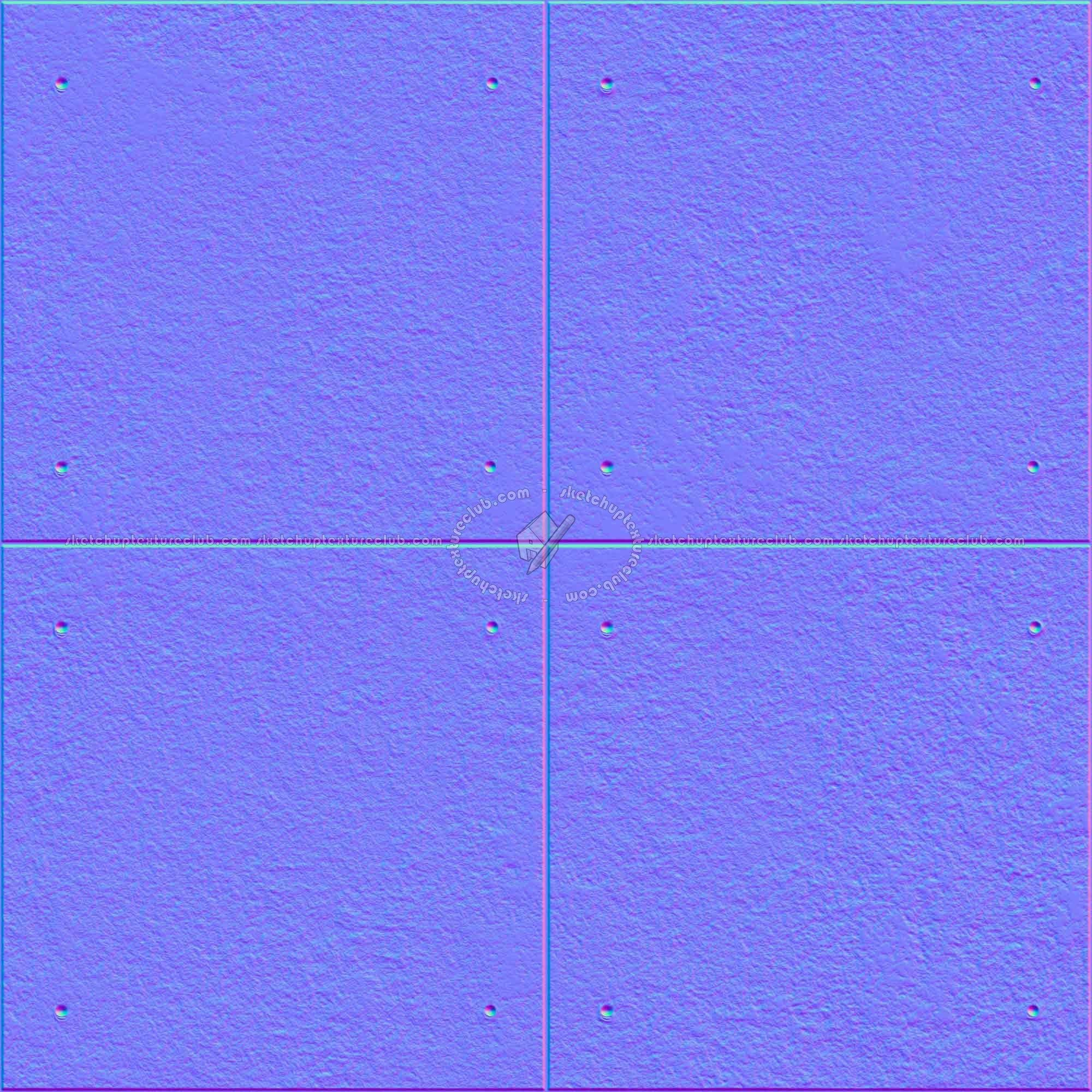 Textures   -   ARCHITECTURE   -   CONCRETE   -   Plates   -   Dirty  - Concrete dirt plates wall texture seamless 01813 - Normal