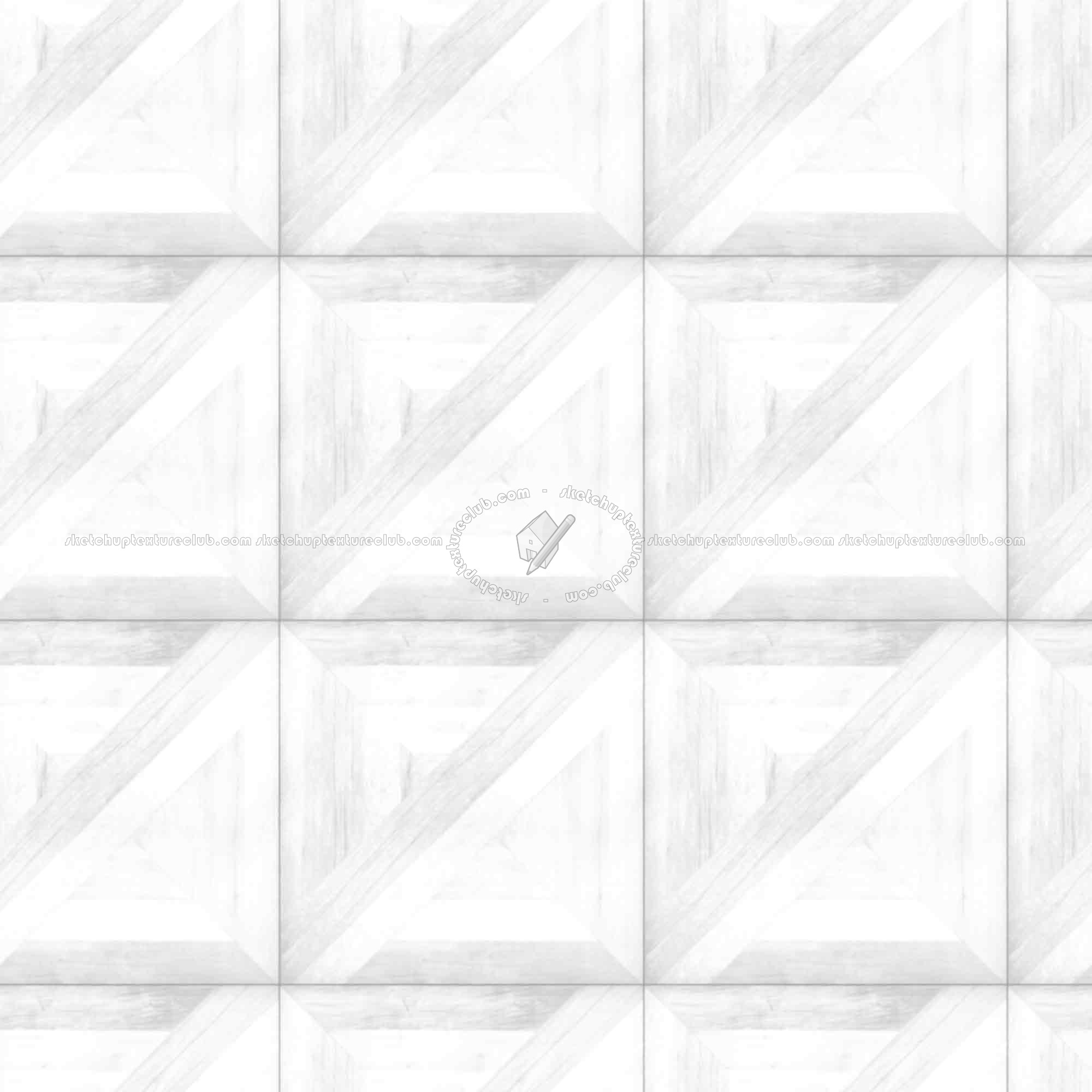 Textures   -   ARCHITECTURE   -   WOOD FLOORS   -   Geometric pattern  - Parquet geometric pattern texture seamless 04819 - Ambient occlusion