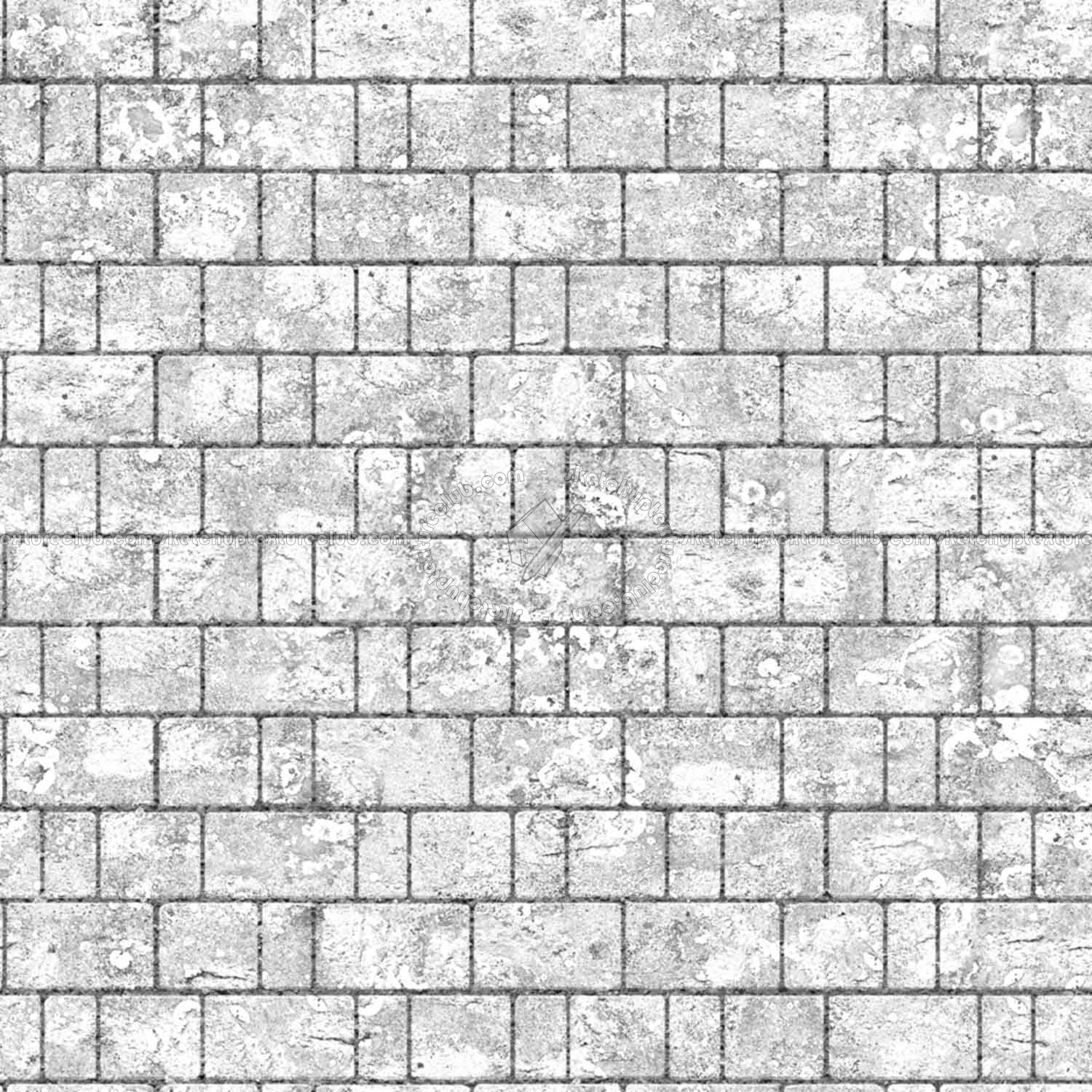 Textures   -   ARCHITECTURE   -   STONES WALLS   -   Stone blocks  - Wall stone with regular blocks texture seamless 08389 - Bump