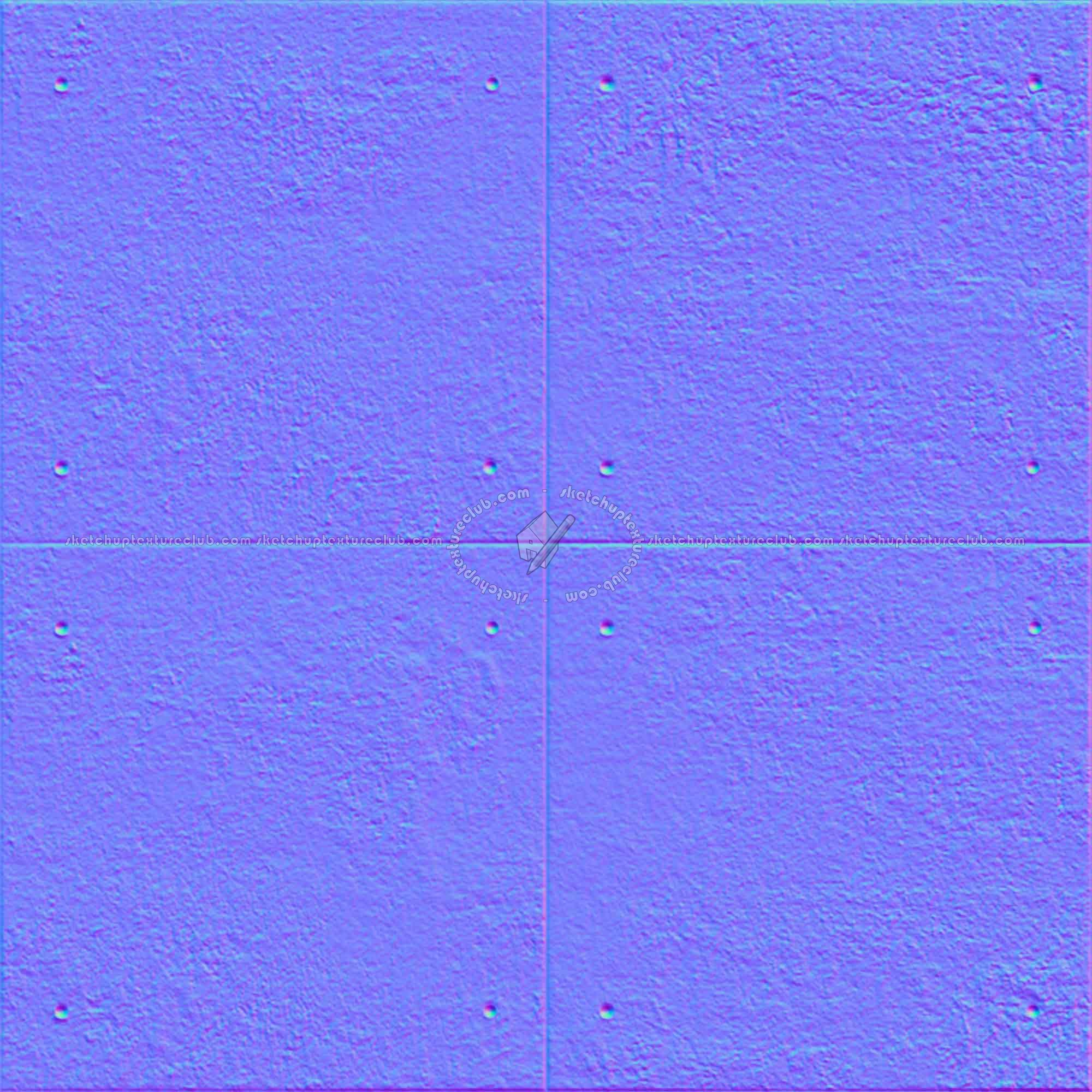 Textures   -   ARCHITECTURE   -   CONCRETE   -   Plates   -   Dirty  - Concrete dirt plates wall texture seamless 01814 - Normal