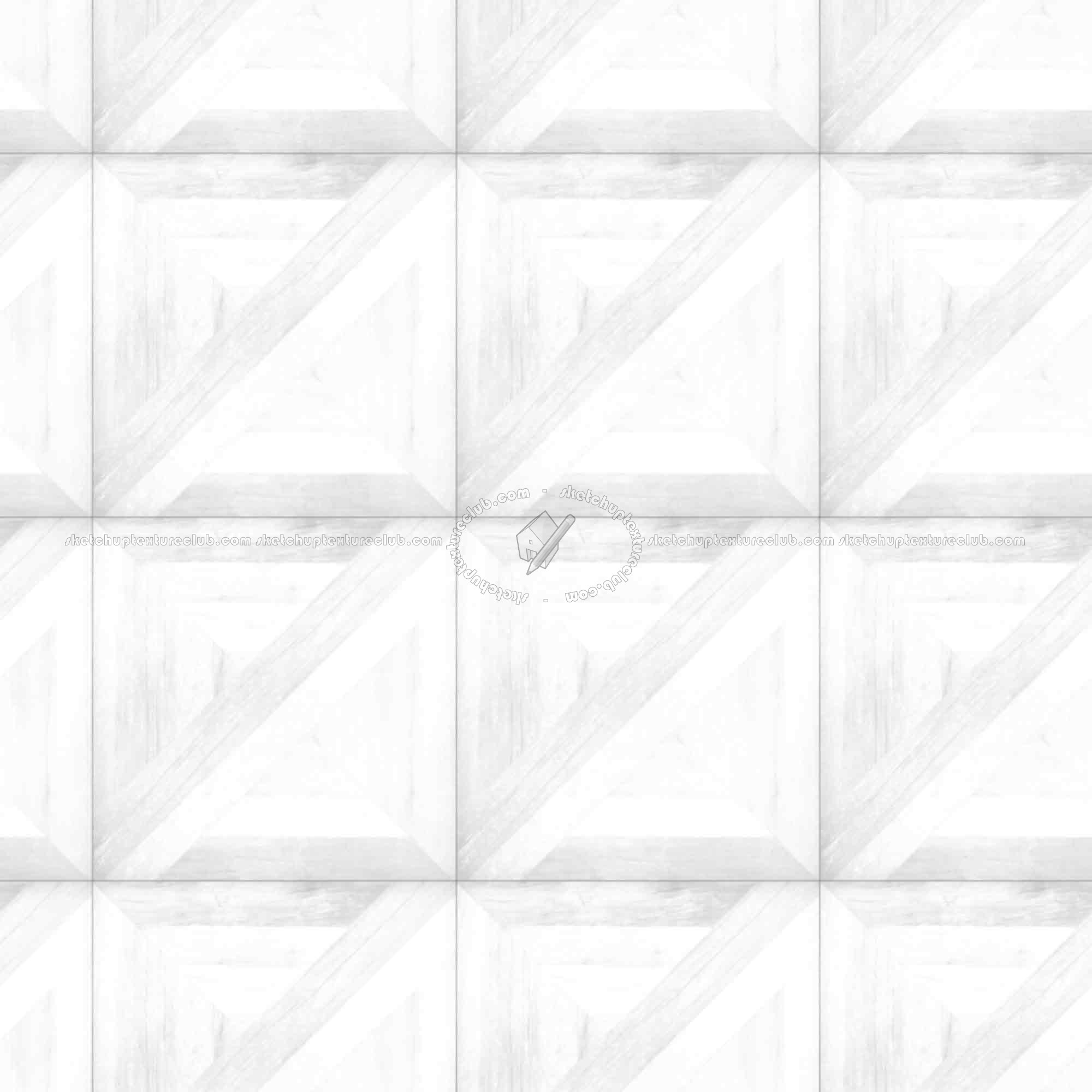 Textures   -   ARCHITECTURE   -   WOOD FLOORS   -   Geometric pattern  - Parquet geometric pattern texture seamless 04820 - Ambient occlusion