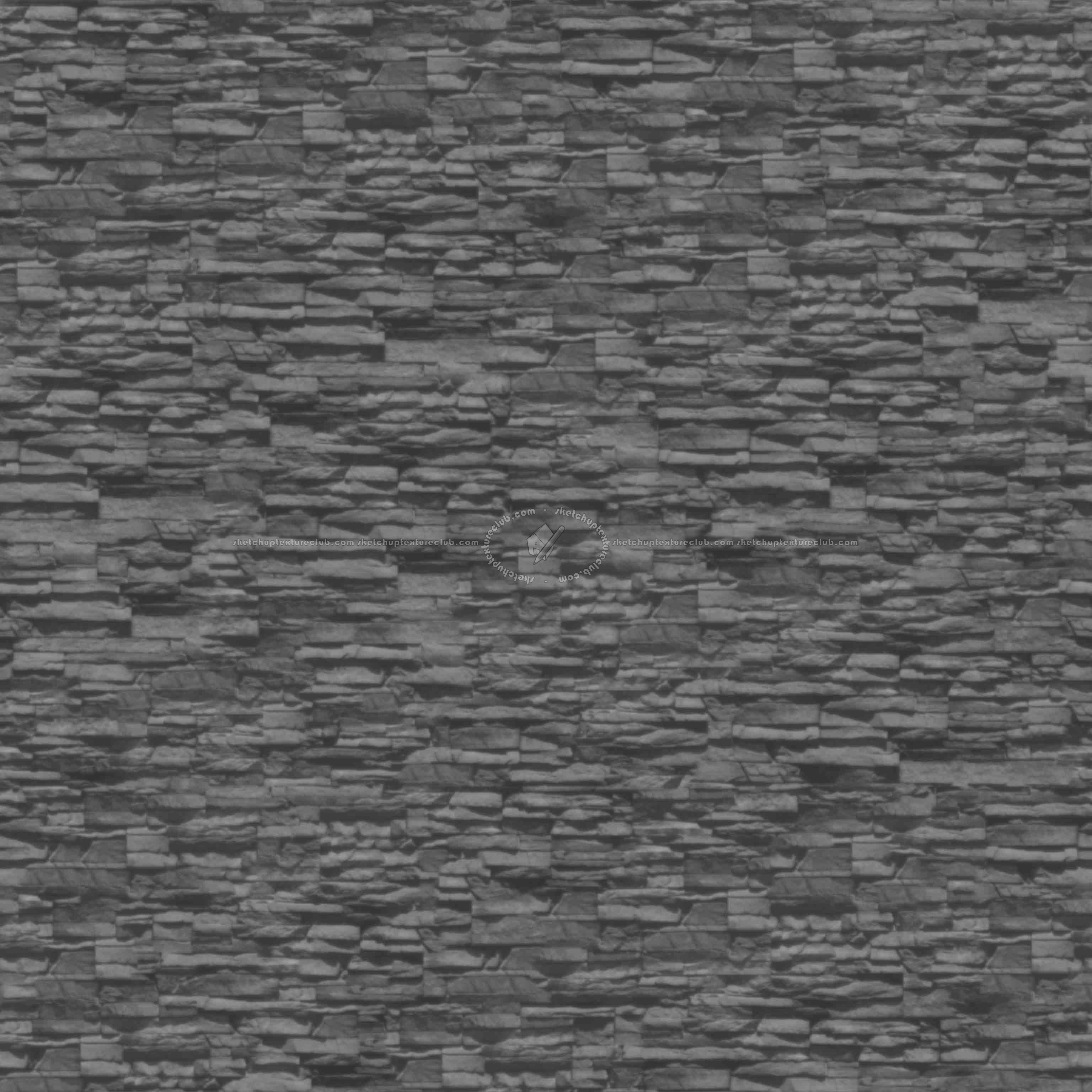 Textures   -   ARCHITECTURE   -   STONES WALLS   -   Claddings stone   -   Stacked slabs  - Stacked slabs walls stone texture seamless 08234 - Displacement