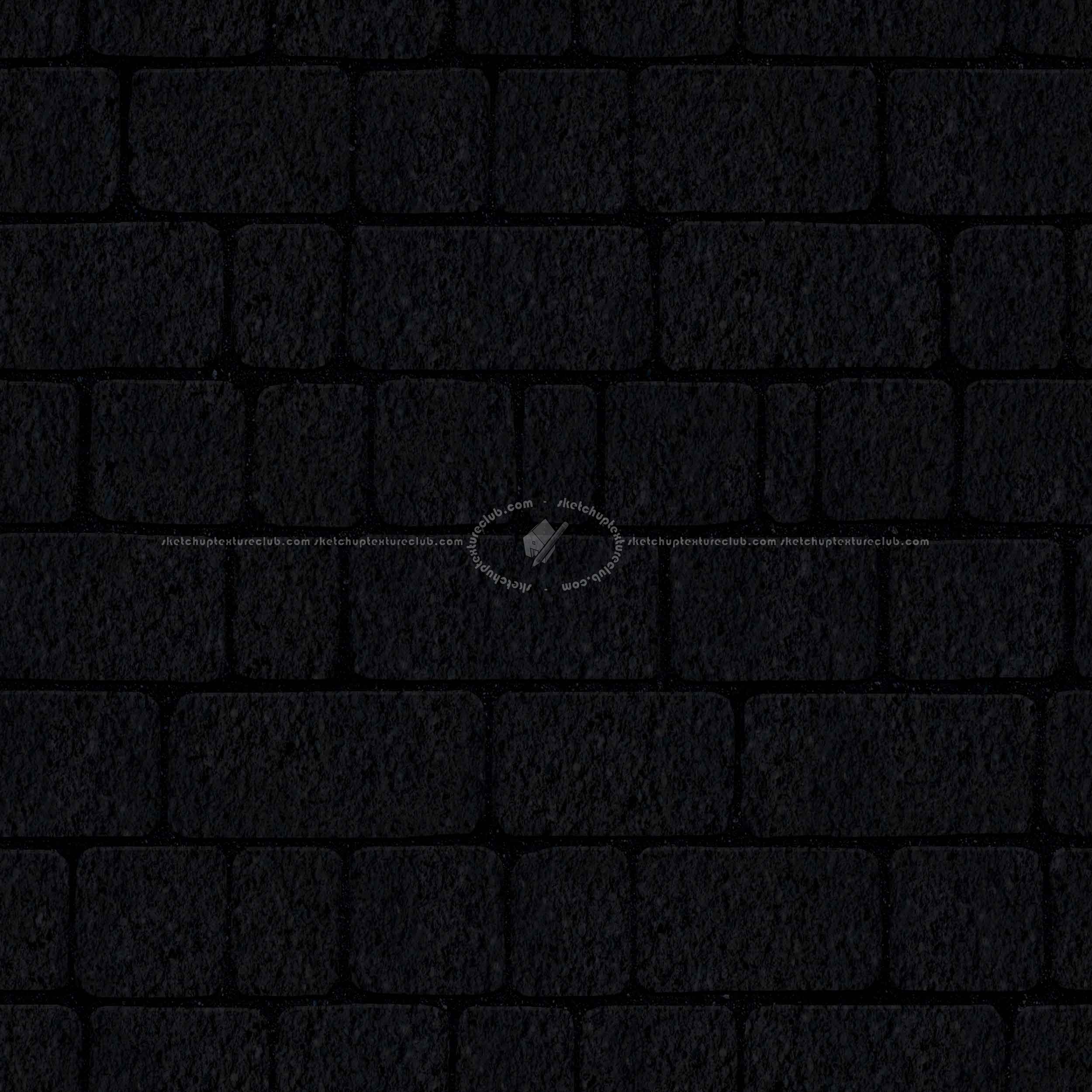 Textures   -   ARCHITECTURE   -   ROADS   -   Paving streets   -   Cobblestone  - Street porfido paving cobblestone texture seamless 07431 - Specular