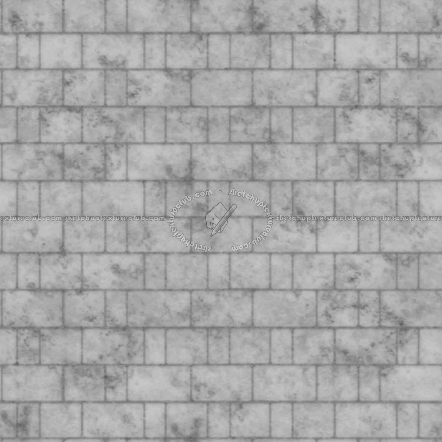 Textures   -   ARCHITECTURE   -   STONES WALLS   -   Stone blocks  - Wall stone with regular blocks texture seamless 08390 - Displacement
