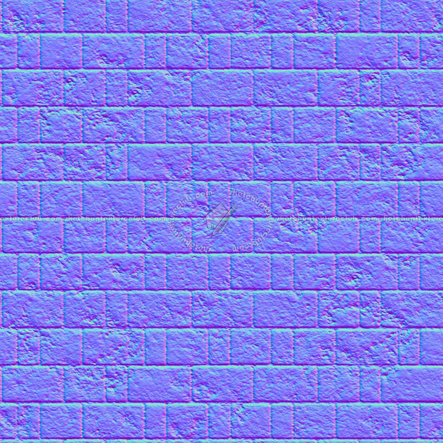 Textures   -   ARCHITECTURE   -   STONES WALLS   -   Stone blocks  - Wall stone with regular blocks texture seamless 08390 - Normal