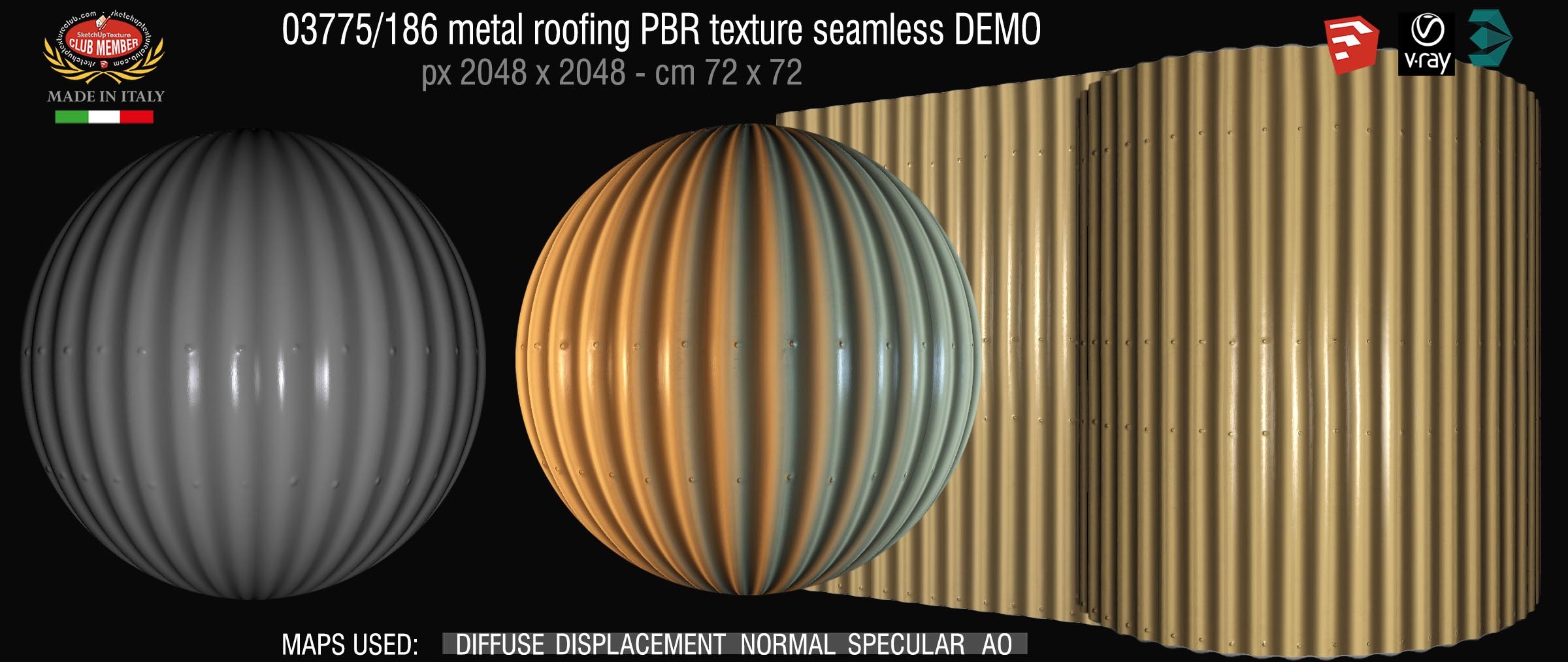 03775_186 metal roofing PBR texture seamless DEMO