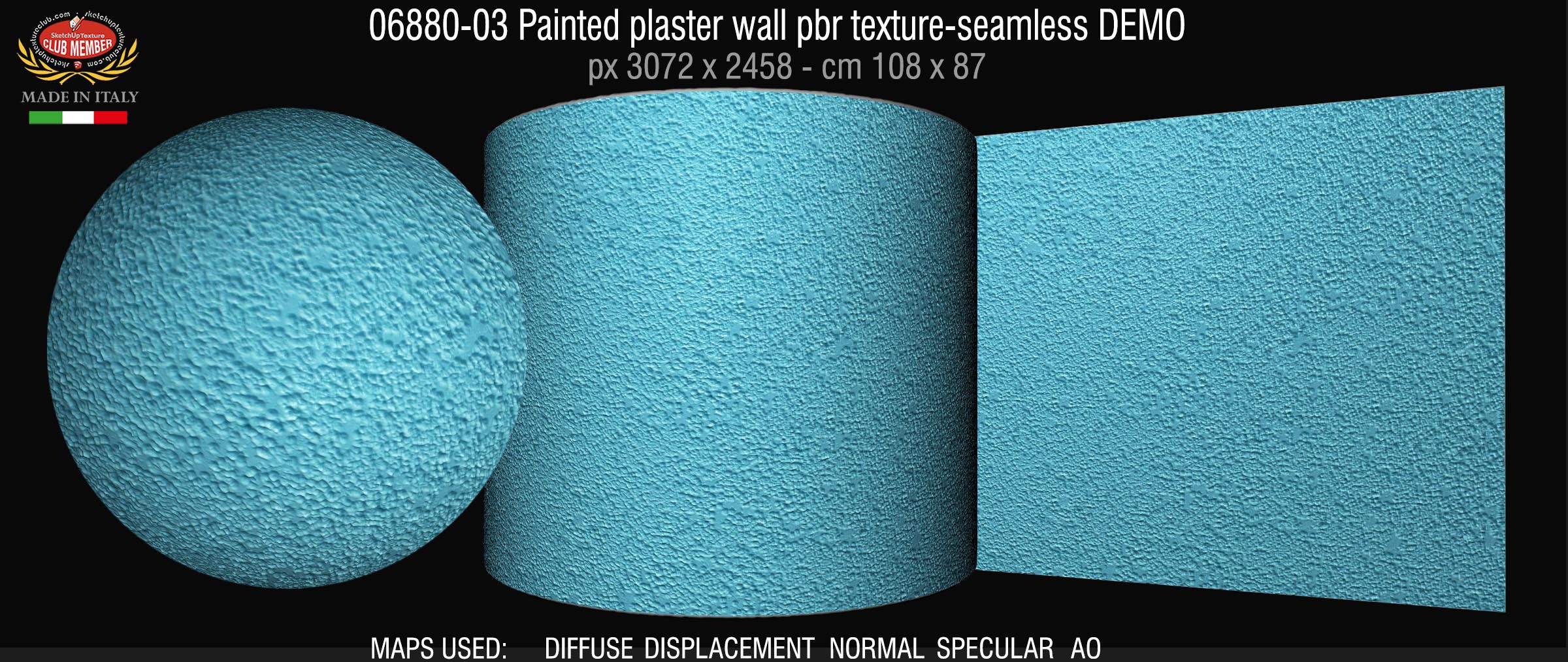 06880-03 Painted plaster wall pbr texture-seamless DEMO