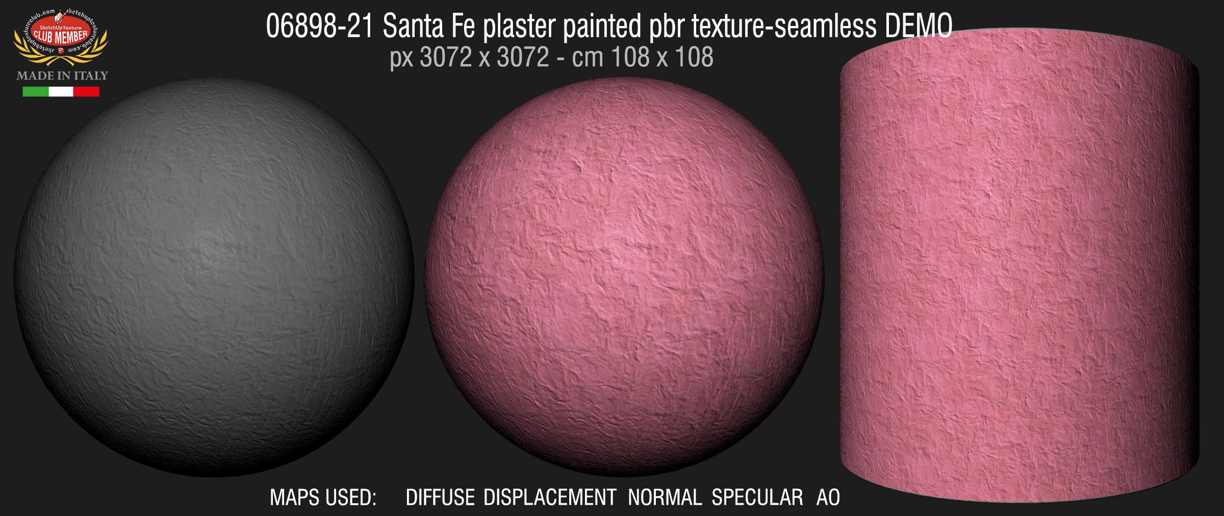 06898-21 Santa Fe plaster painted pbr texture-seamless DEMO