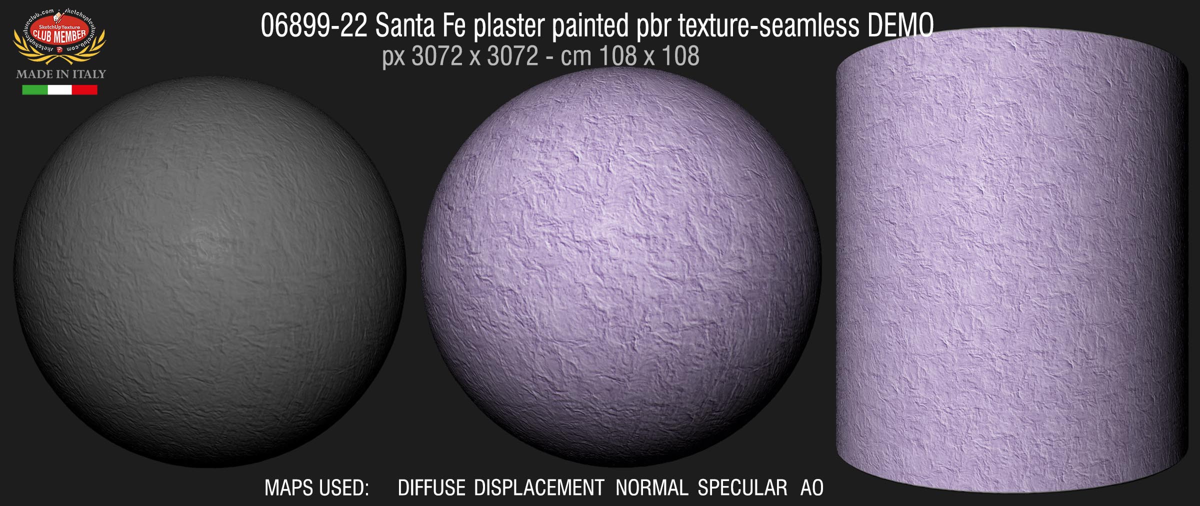 06899-22 Santa Fe plaster painted pbr texture-seamless DEMO