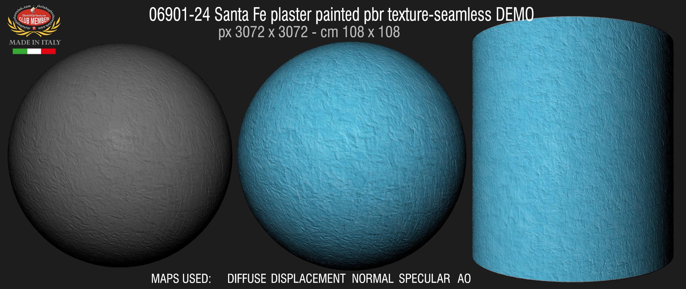06901-24 Santa Fe plaster painted pbr texture-seamless DEMO