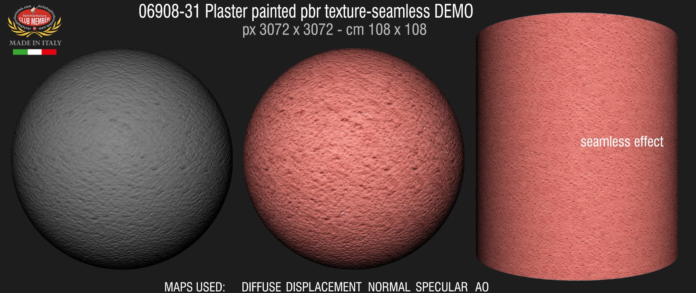 06908-31 Plaster painted pbr texture-seamless DEMO