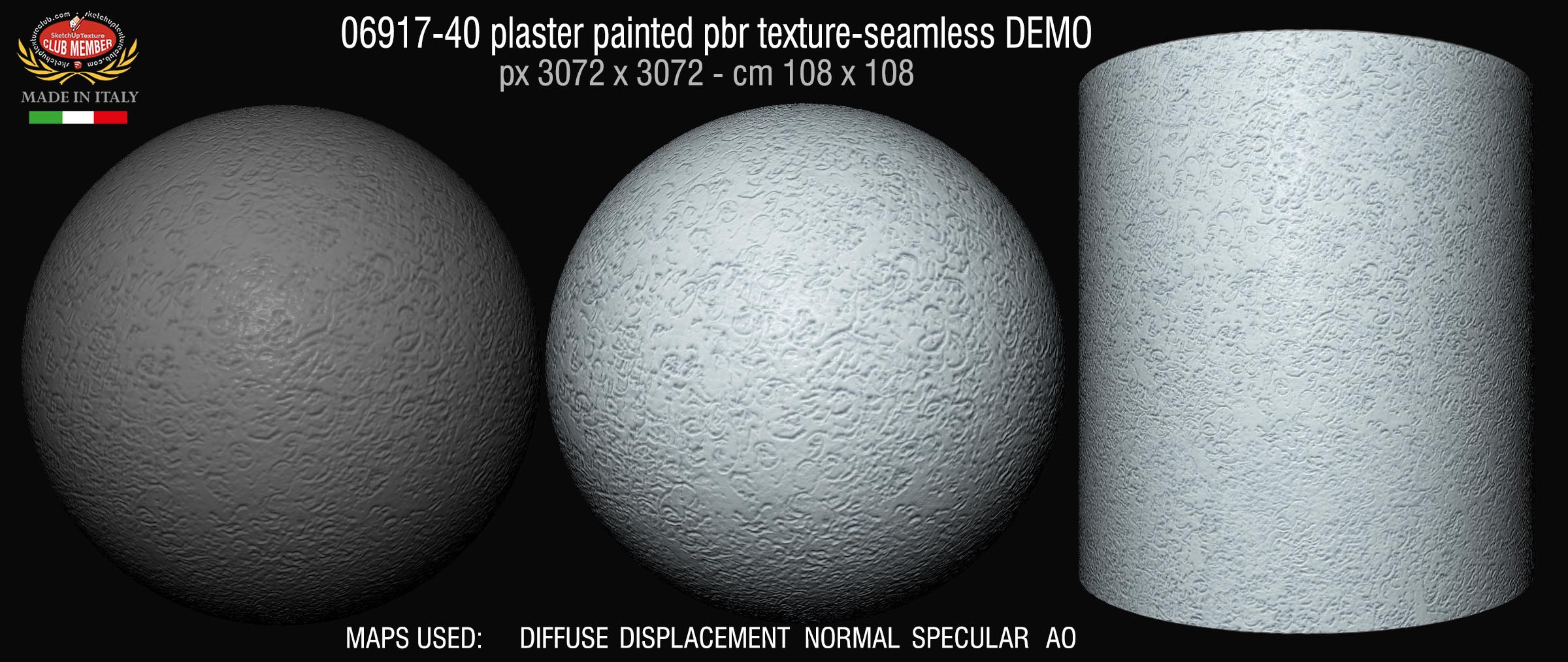 06917-40 plaster painted pbr texture-seamless DEMO