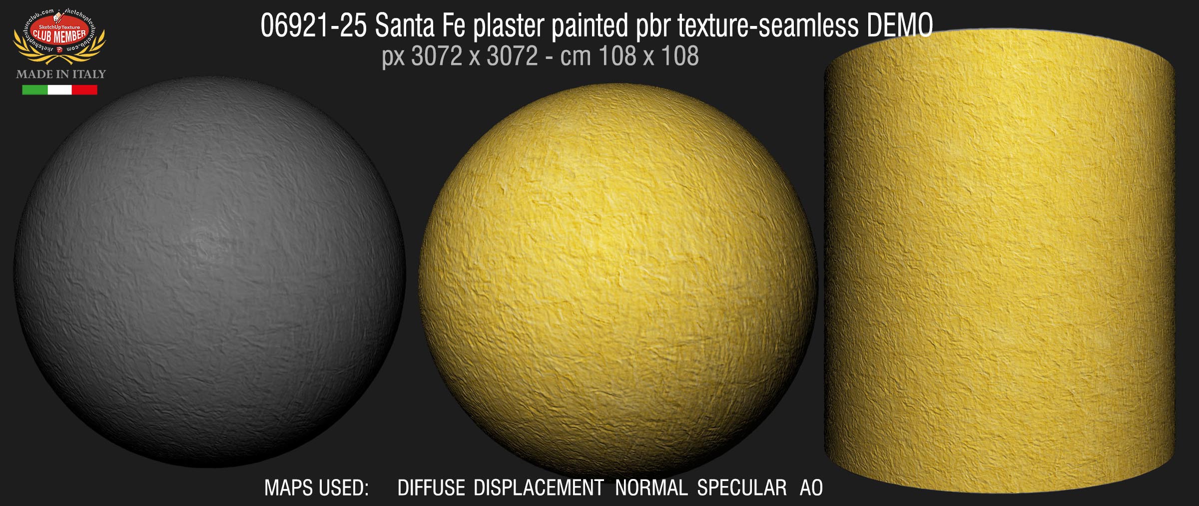 06921-25 Santa Fe plaster painted pbr texture-seamless DEMO