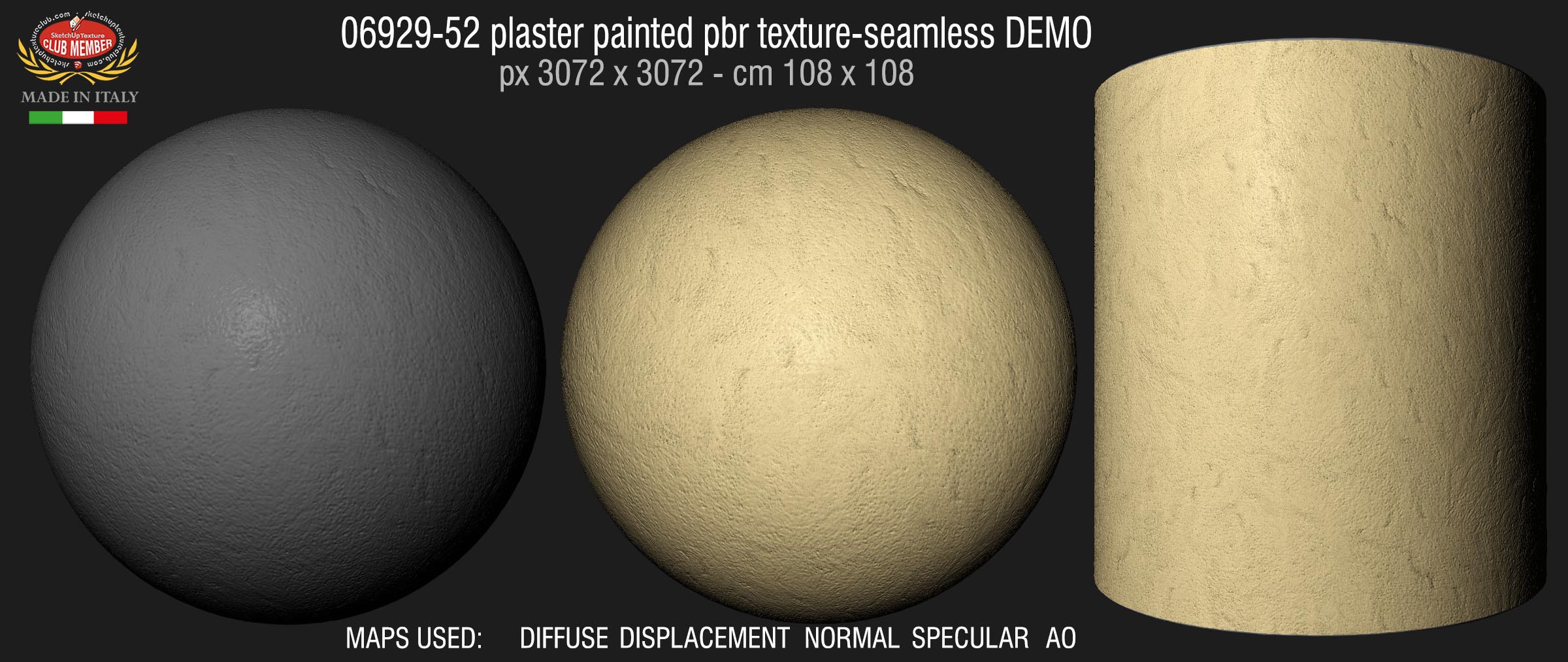 06929-52 plaster painted pbr texture-seamless DEMO