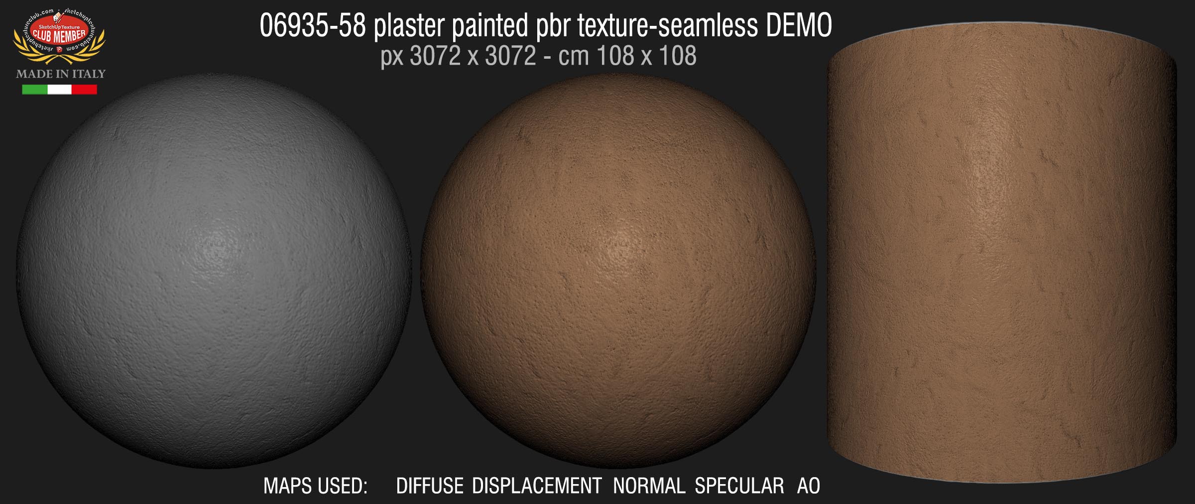 06935-58 plaster painted pbr texture-seamless DEMO