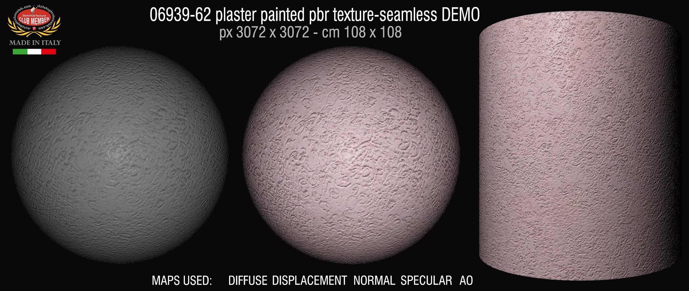 06939-62 plaster painted pbr texture-seamless DEMO