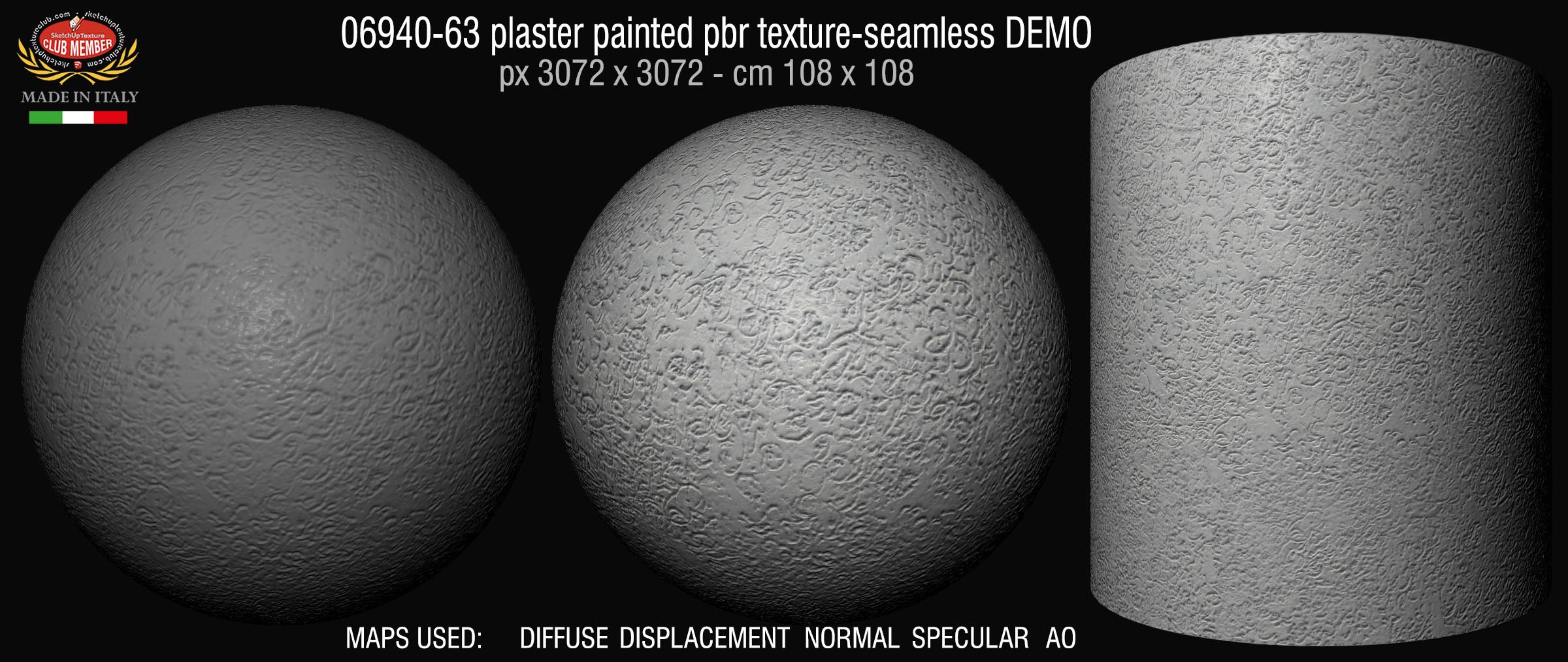 06940-63 plaster painted pbr texture-seamless DEMO