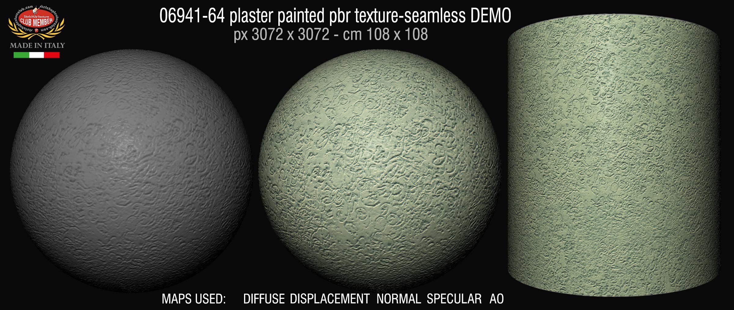 06941-64 plaster painted pbr texture-seamless DEMO