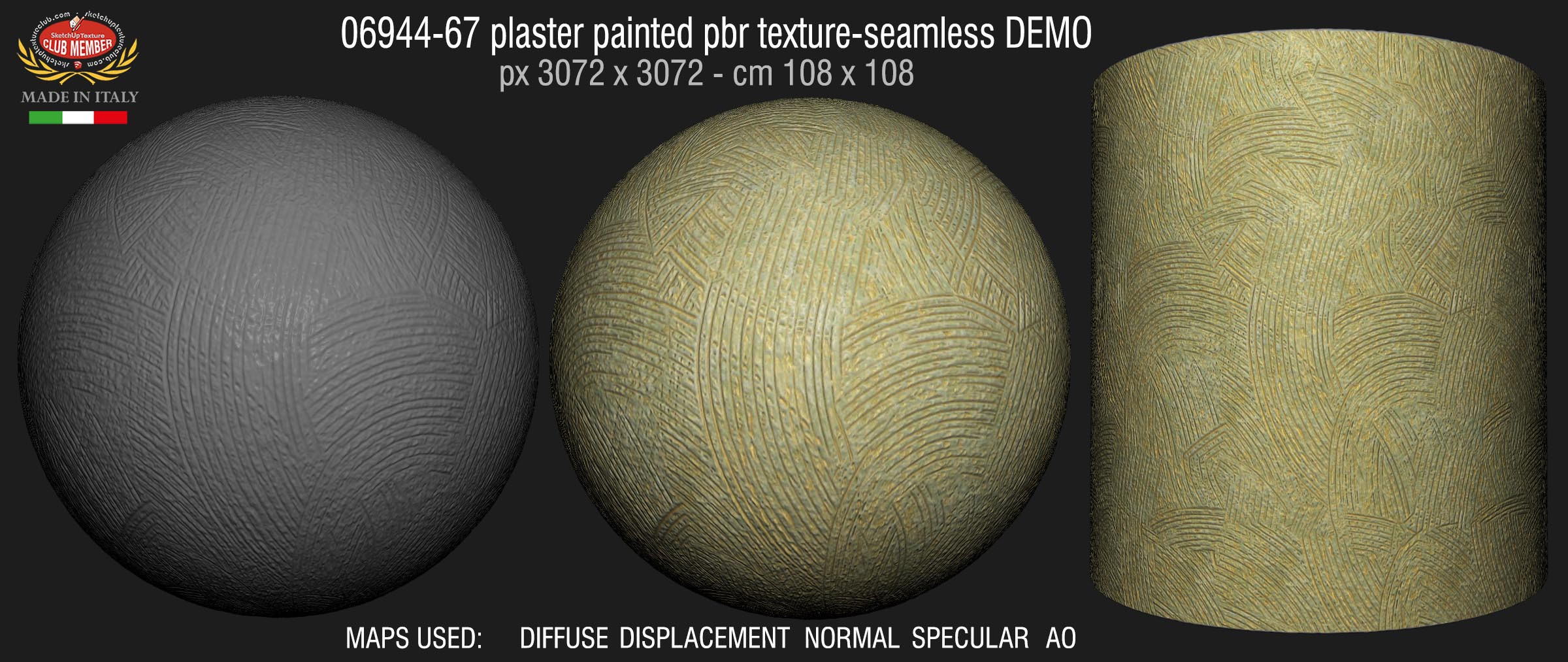 06944-67 plaster painted pbr texture-seamless DEMO