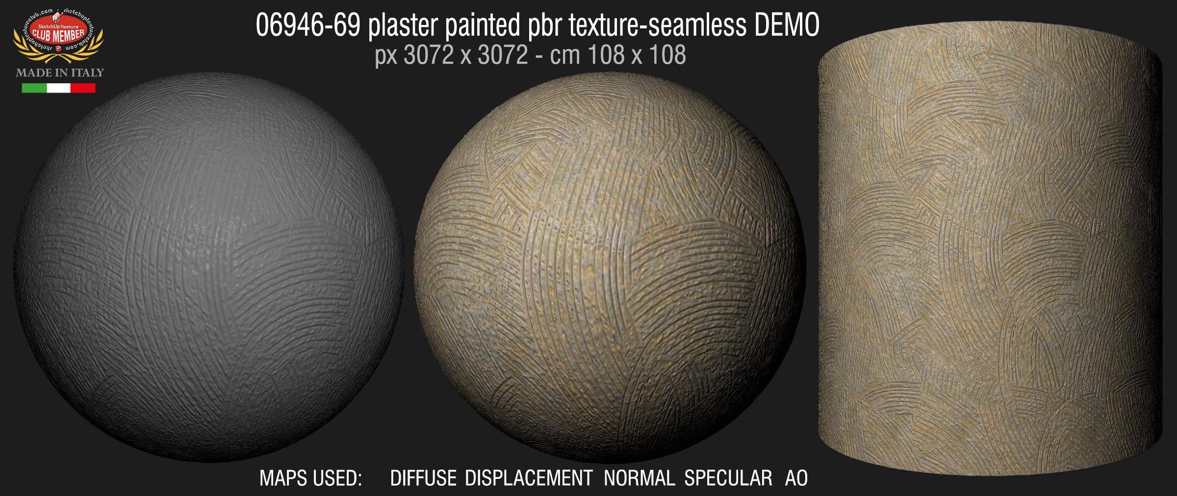 06946-69 plaster painted pbr texture-seamless DEMO
