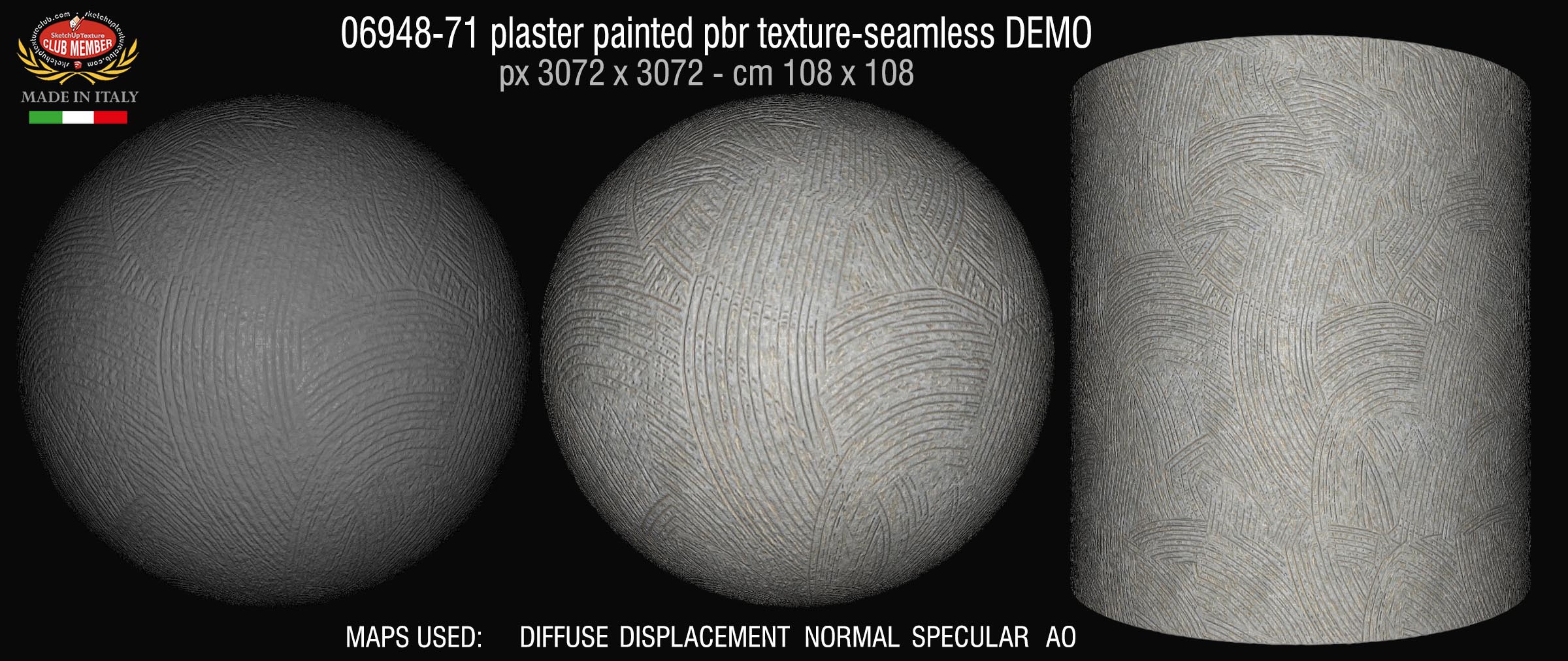 06948-71 plaster painted pbr texture-seamless DEMO