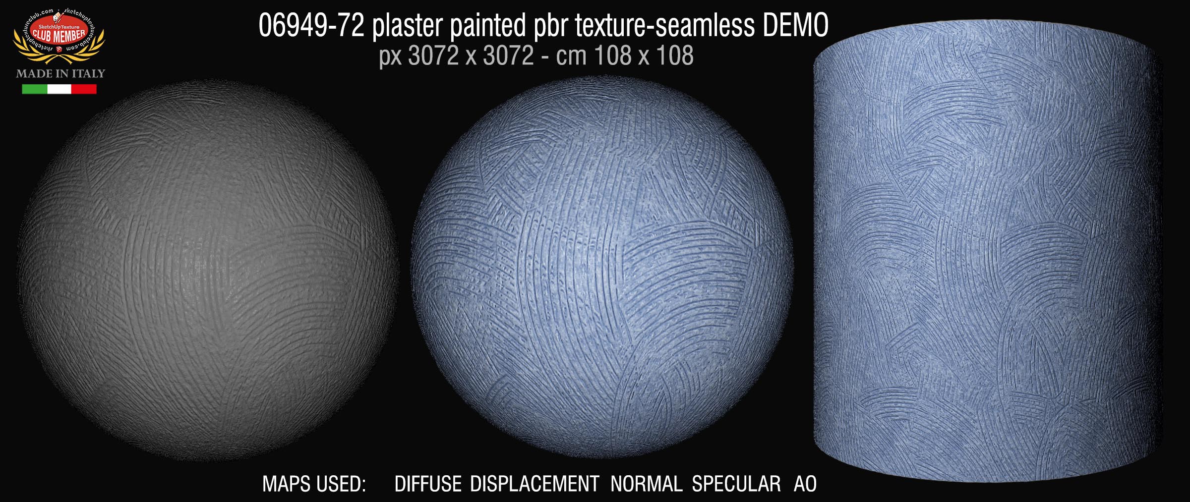 06949-72 plaster painted pbr texture-seamless DEMO