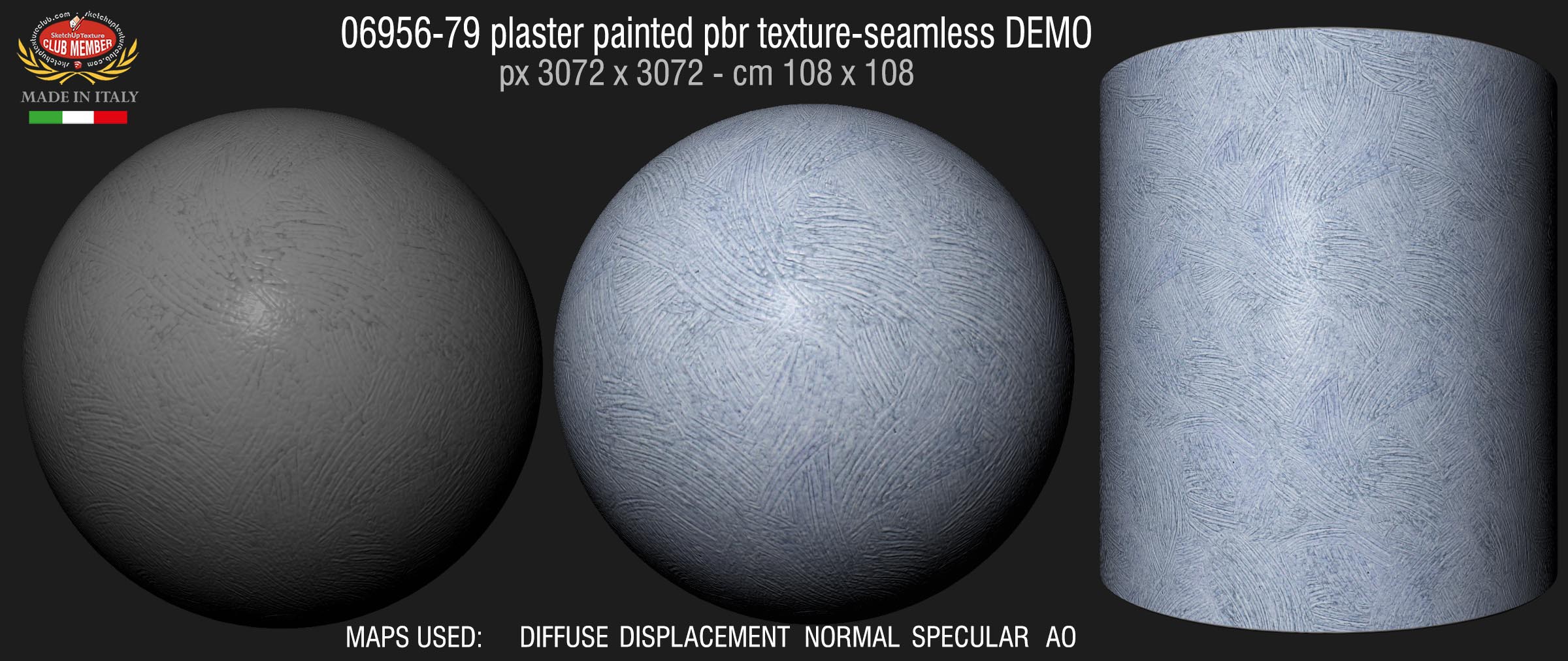 06956-79 plaster painted pbr texture-seamless DEMO