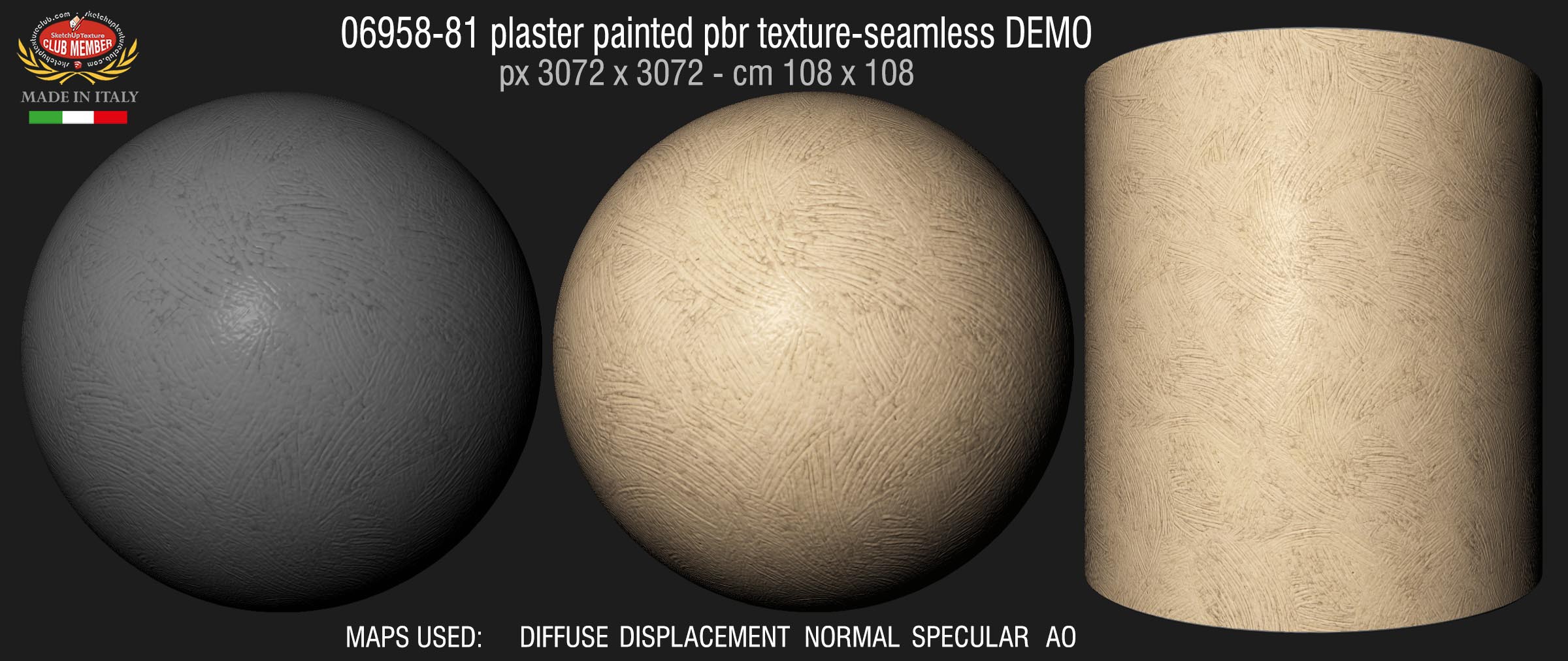06958-81 plaster painted pbr texture-seamless DEMO
