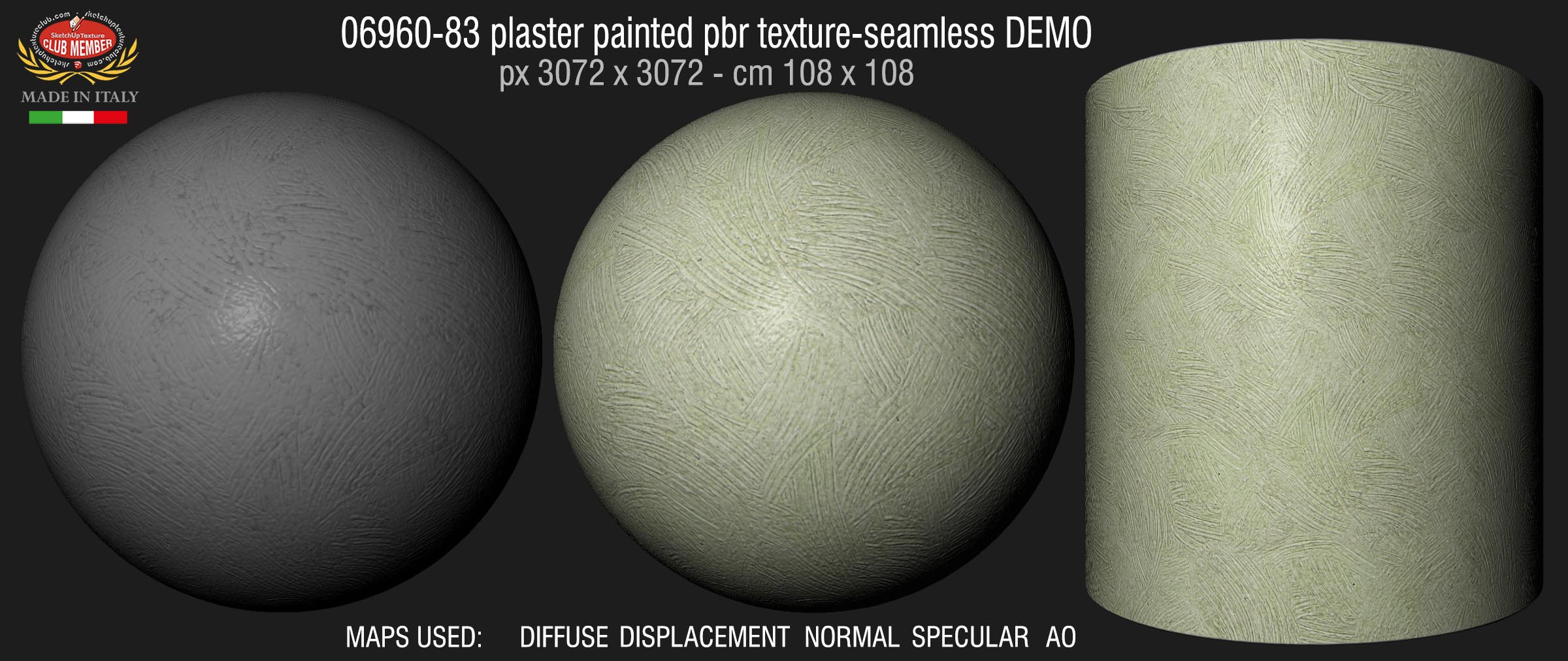 06960-83 plaster painted pbr texture-seamless DEMO