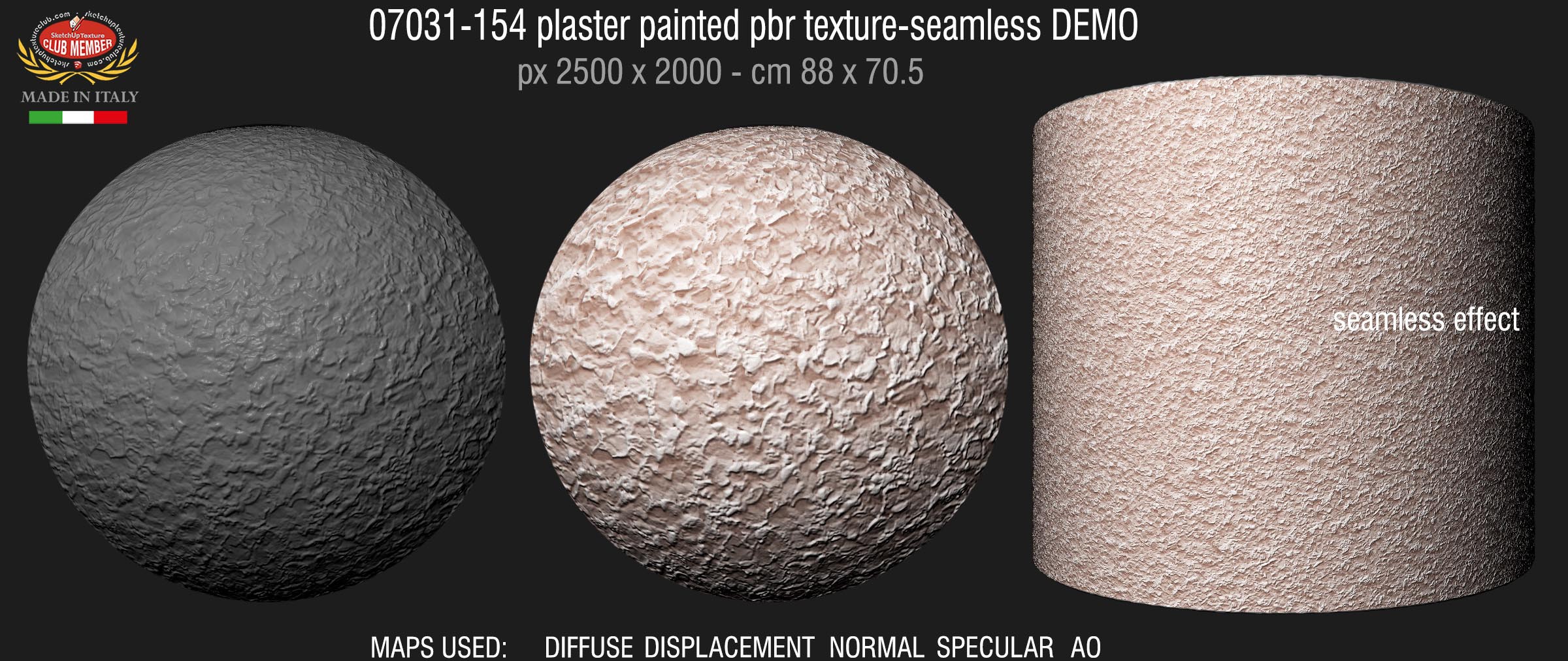 07031-154 plaster painted pbr texture-seamless DEMO