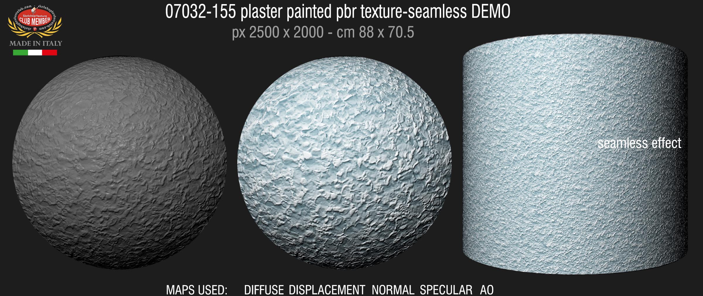 07032-155 plaster painted pbr texture-seamless DEMO