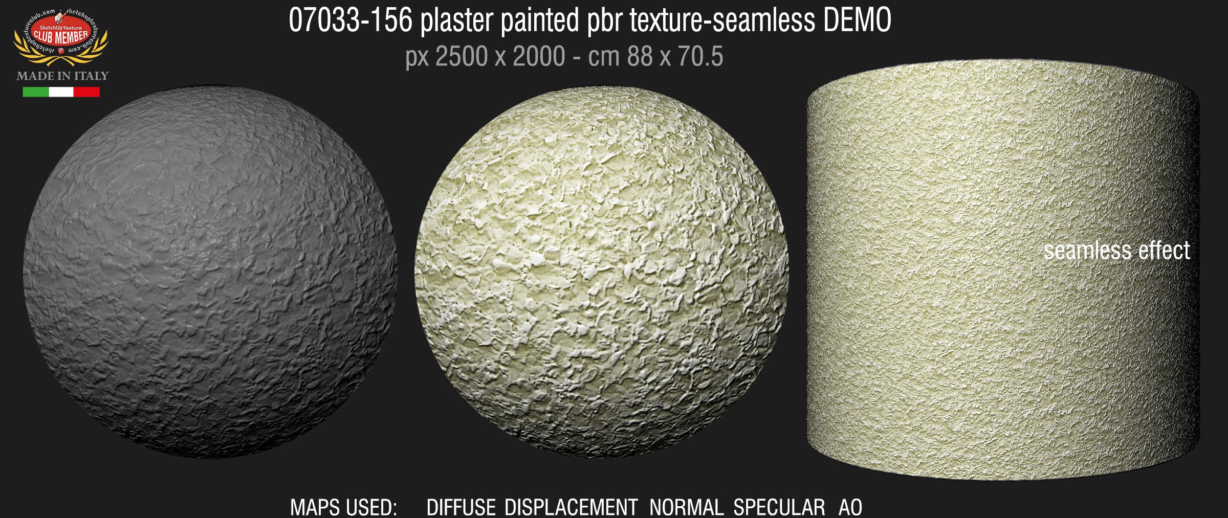07033-156 plaster painted pbr texture-seamless DEMO