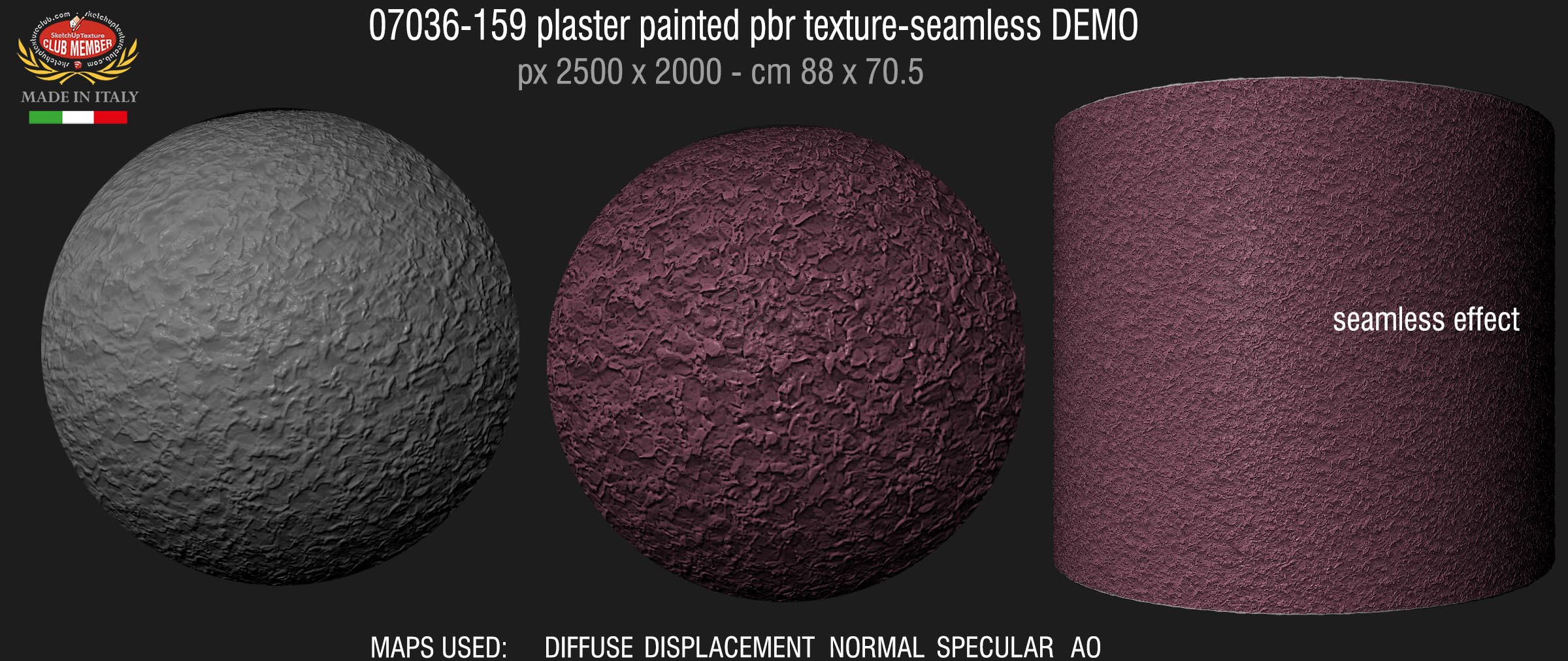 07036-159 plaster painted pbr texture-seamless DEMO