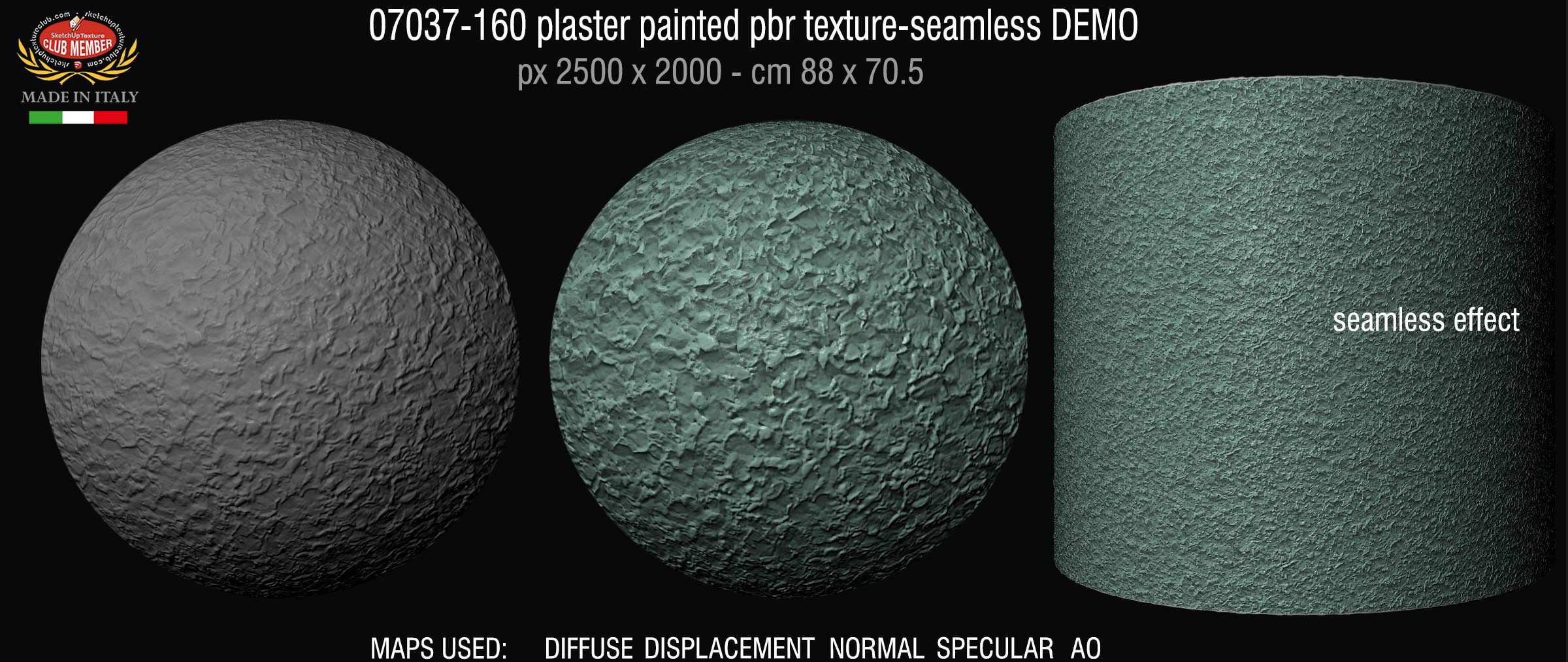 07037-160 plaster painted pbr texture-seamless DEMO
