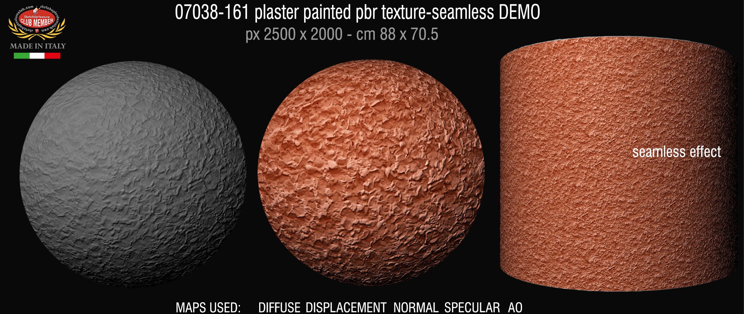 07038-161 plaster painted pbr texture-seamless DEMO