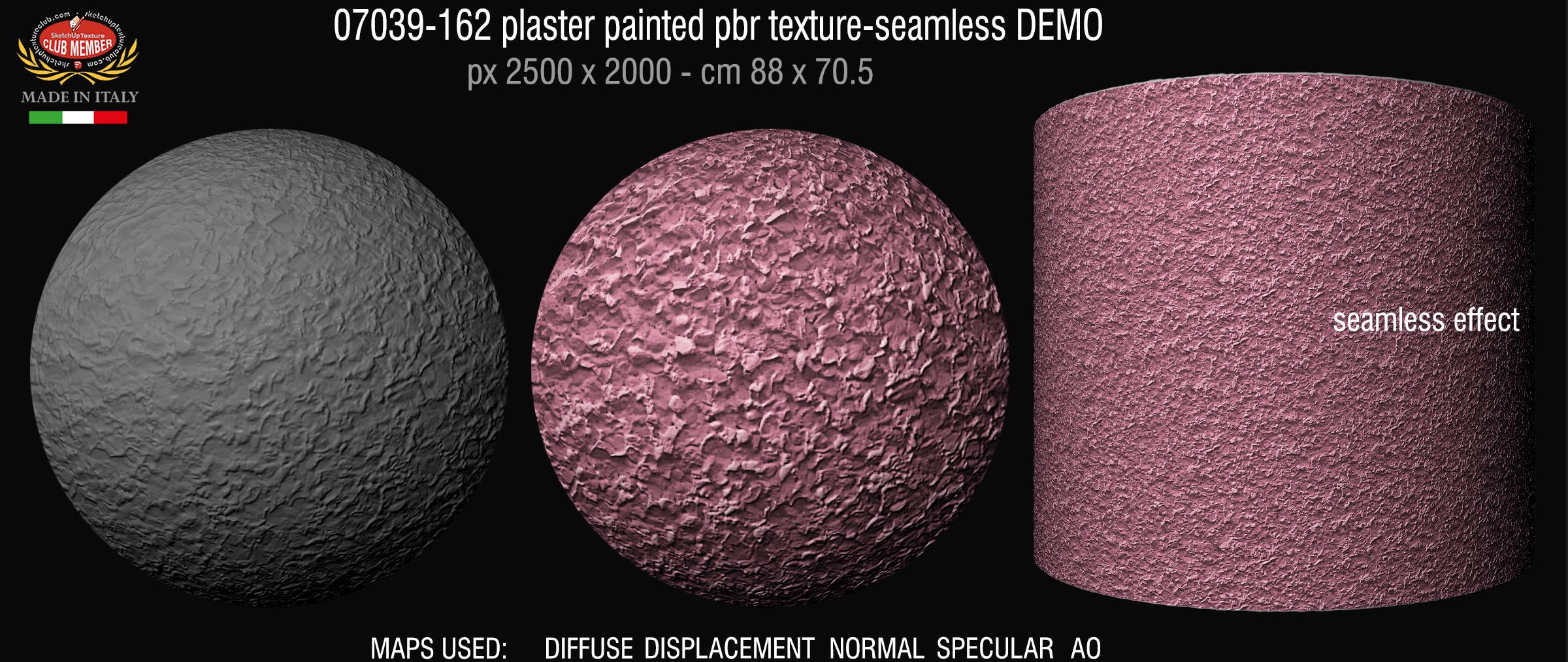 07039-162 plaster painted pbr texture-seamless DEMO