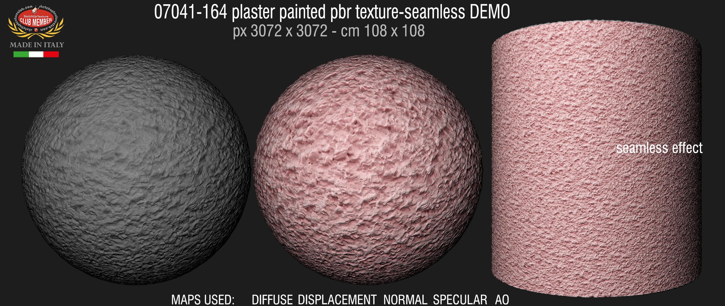 07041-164 plaster painted pbr texture-seamless DEMO