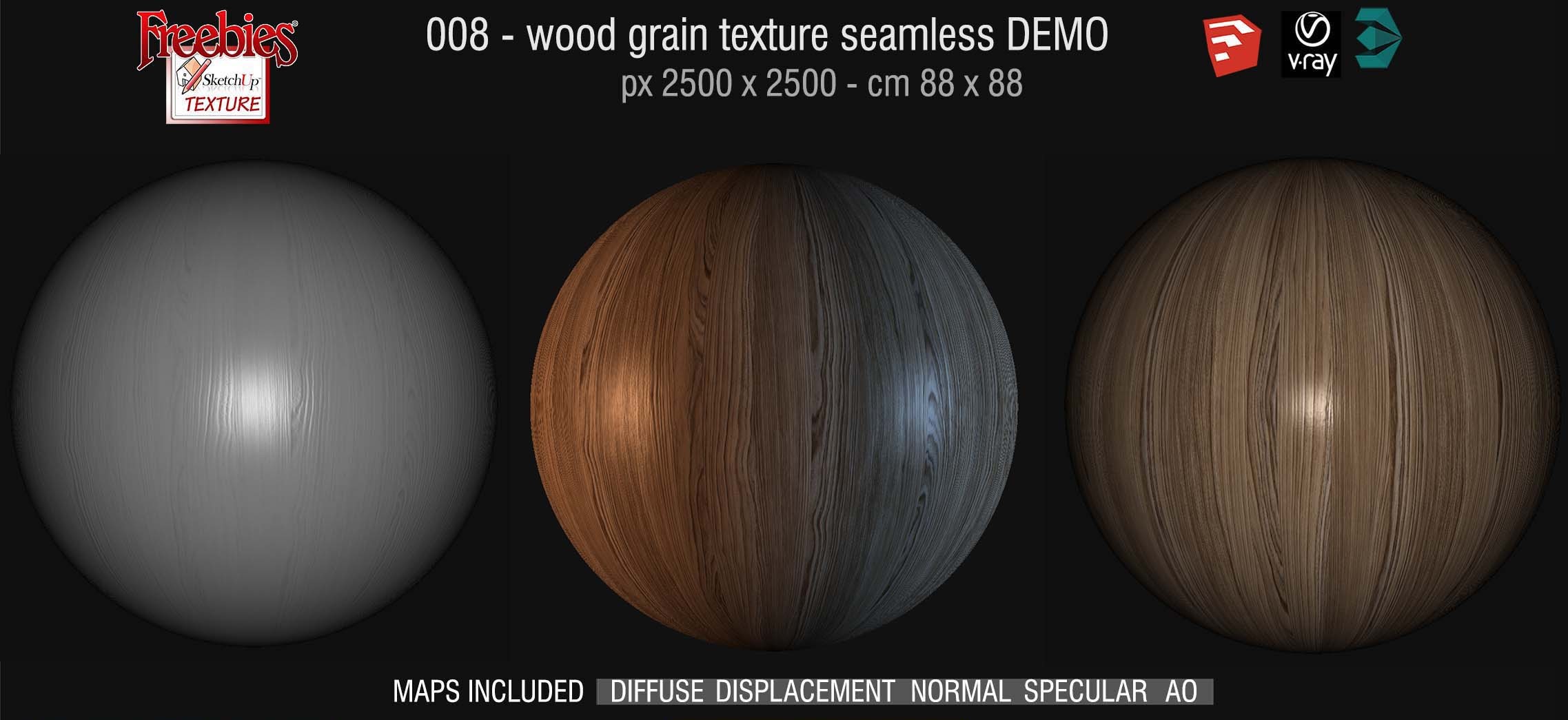 21441 wood grain PBR texture seamless DEMO