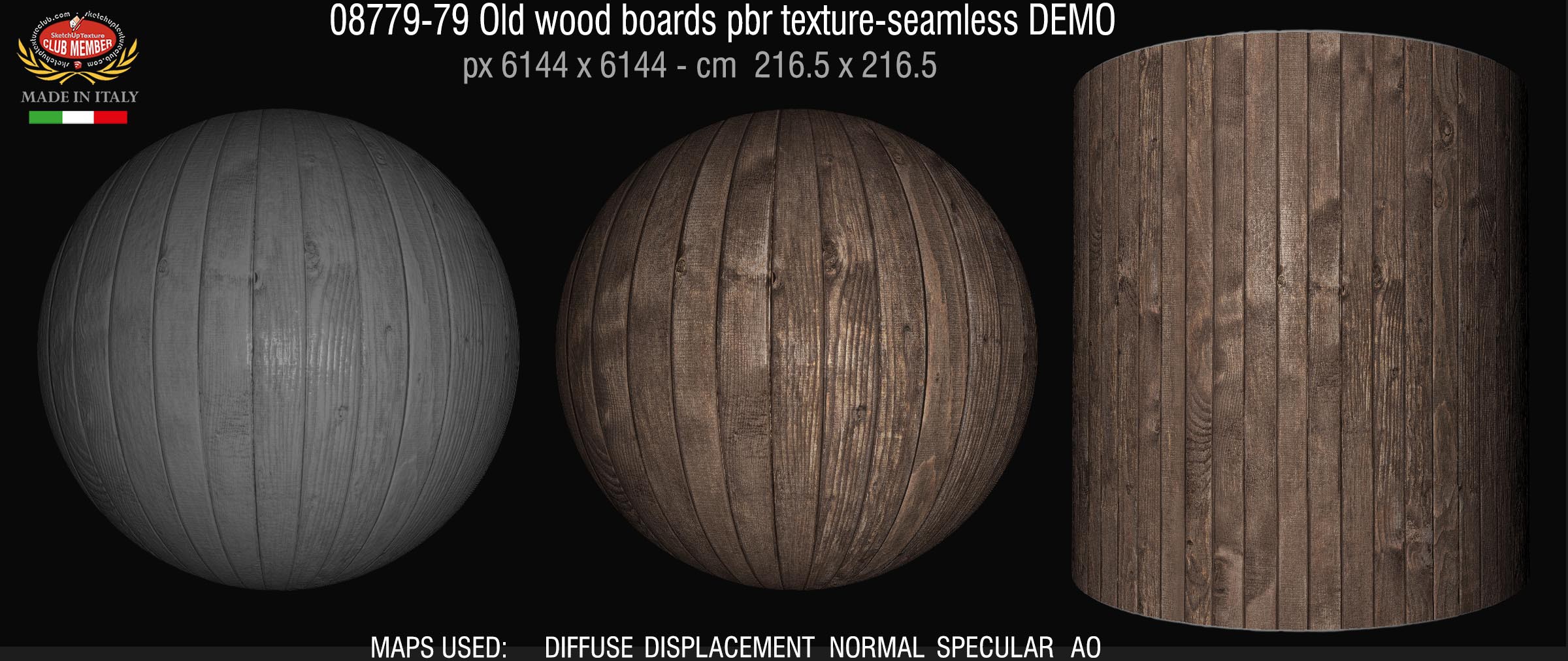 08779-79 Old wood boards pbr texture-seamless DEMO