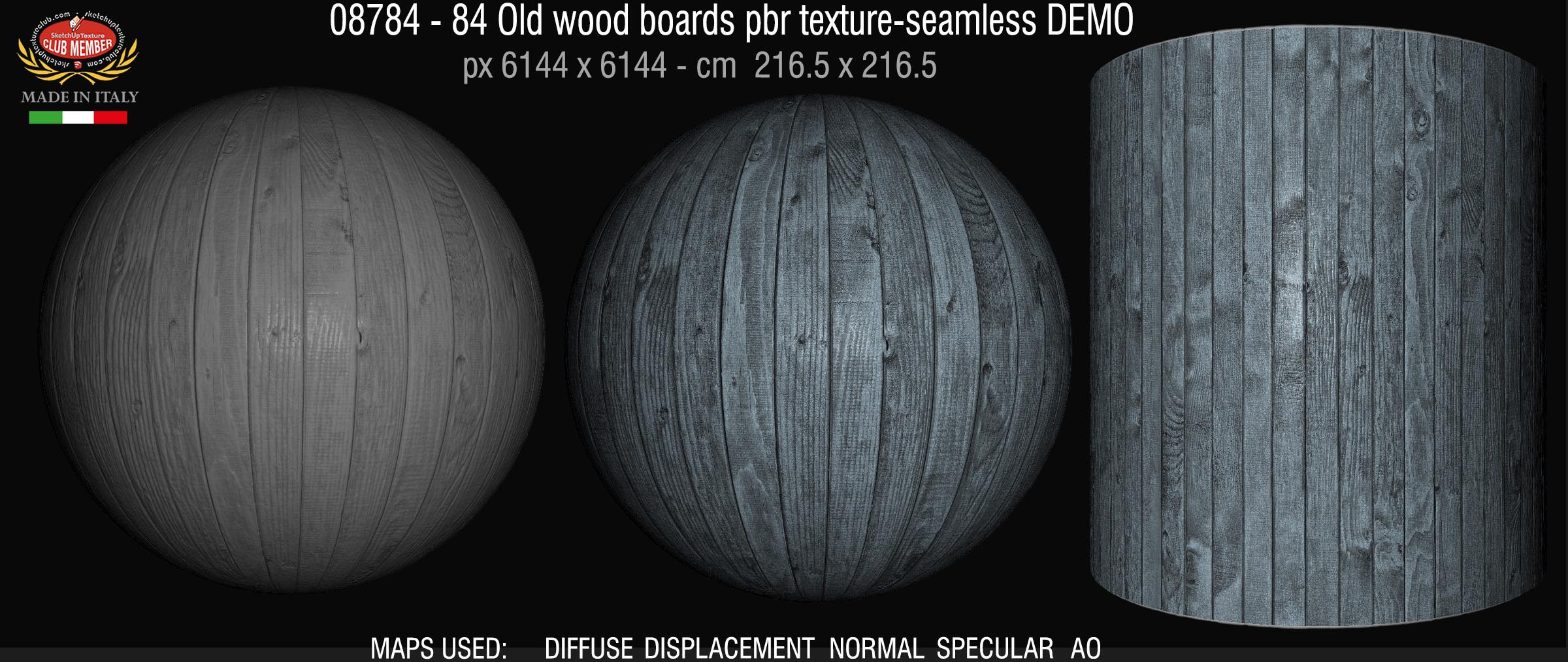 08784-84 Old wood boards pbr texture-seamless DEMO