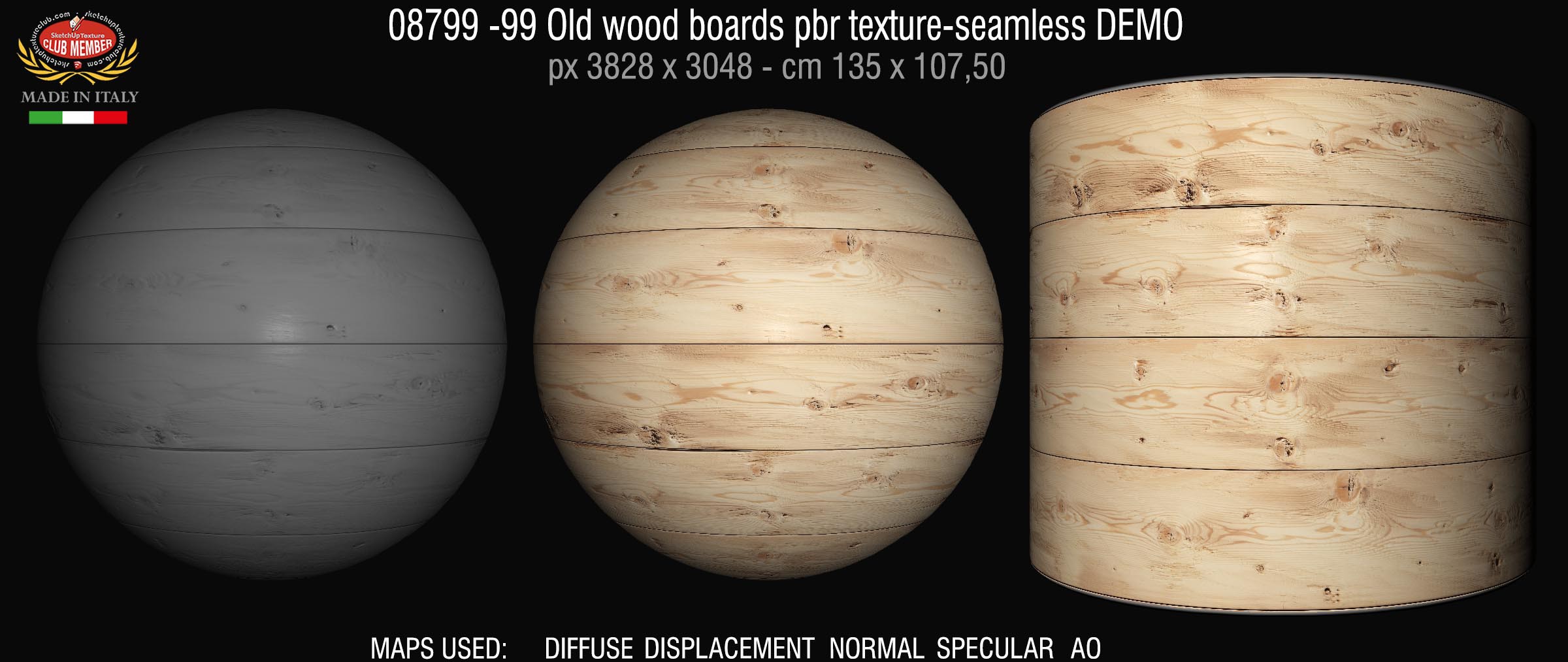08799 -99 Old wood boards pbr texture-seamless DEMO