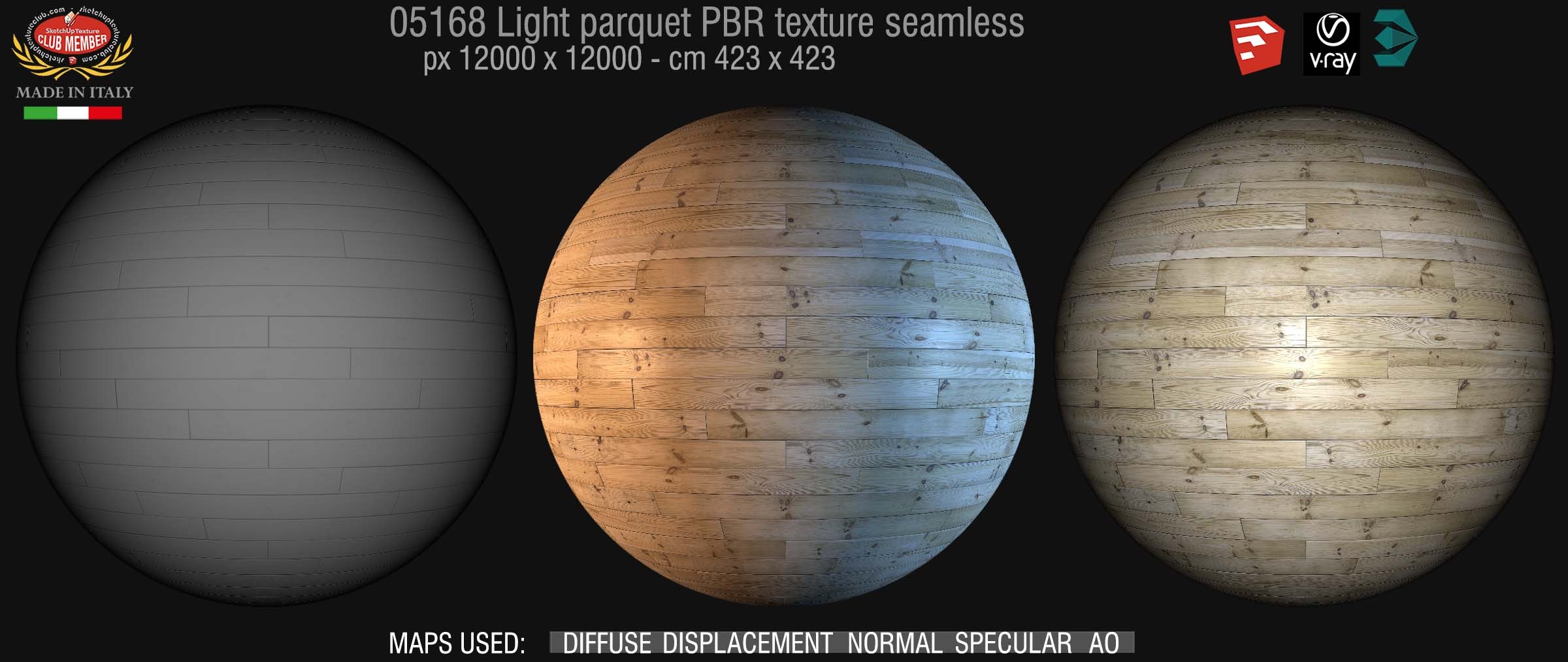 05168 light parquet PBR texture seamless DEMO
