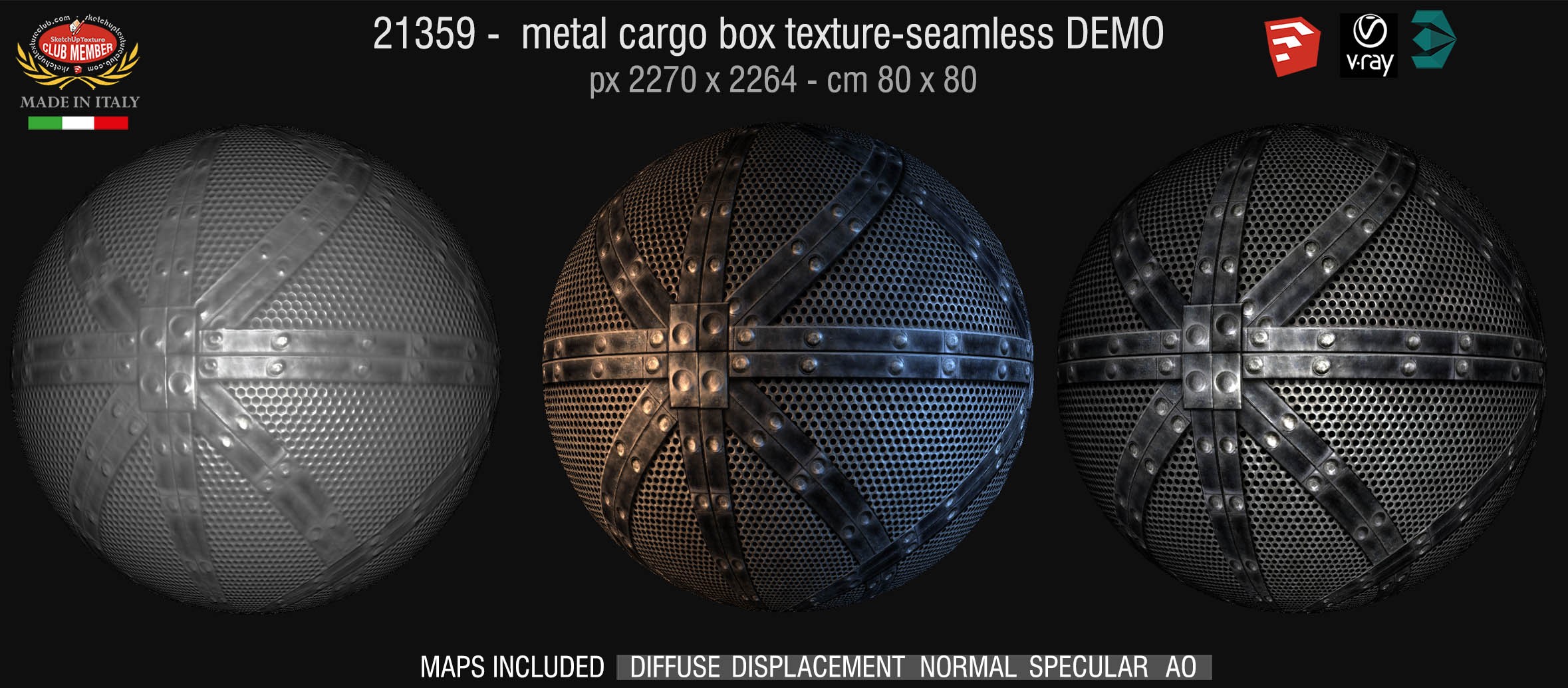21359 HR cargo box metal texture-seamless + maps DEMO