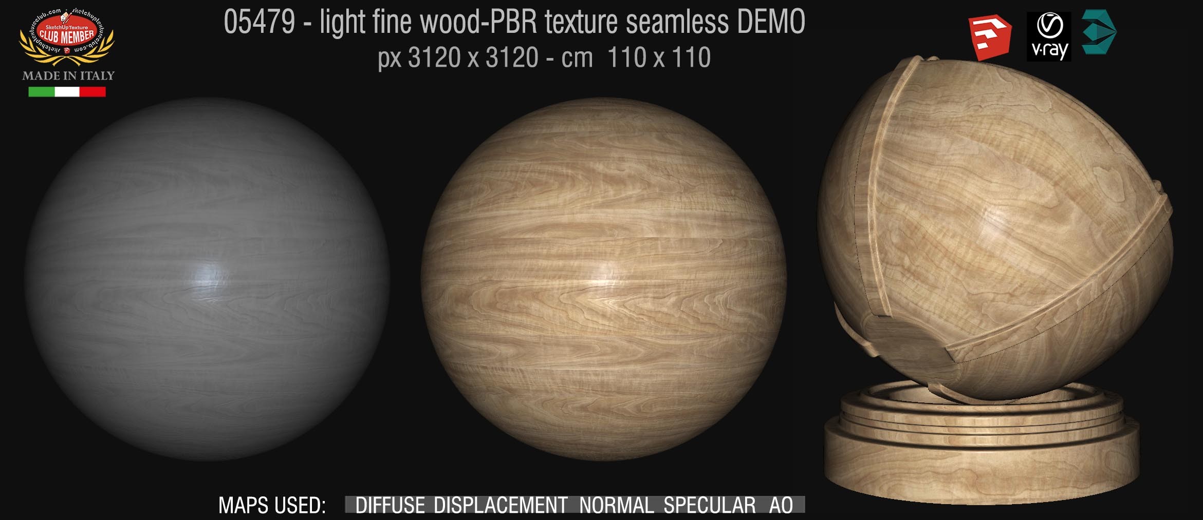 05479 light fine wood-PBR texture seamless DEMO