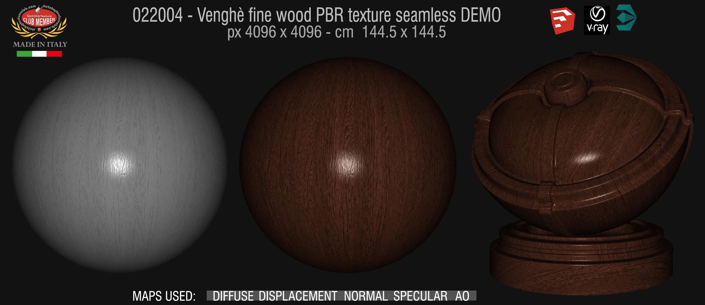 22004 wenge fine wood PBR texture-seamless DEMO